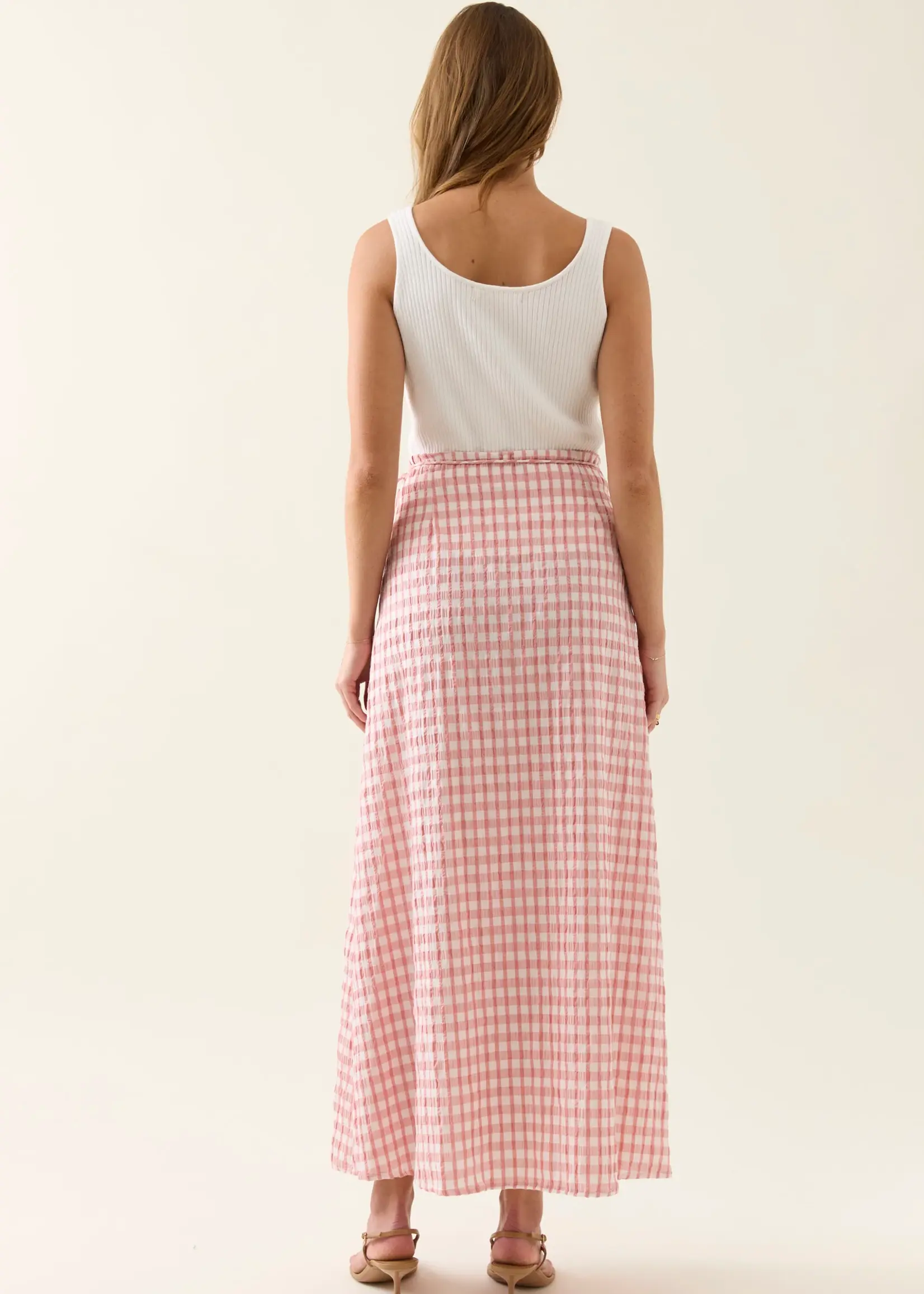 Isle of Mine Esther Wrap Skirt - Pink