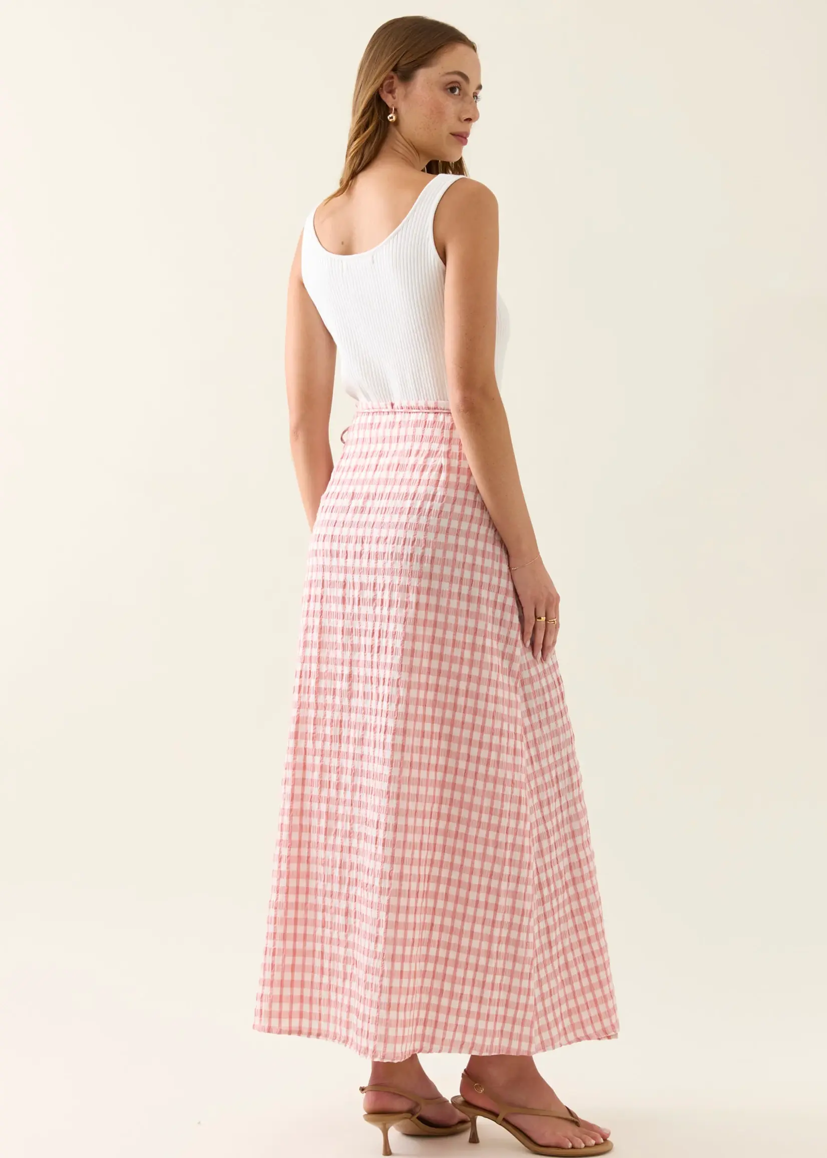 Isle of Mine Esther Wrap Skirt - Pink