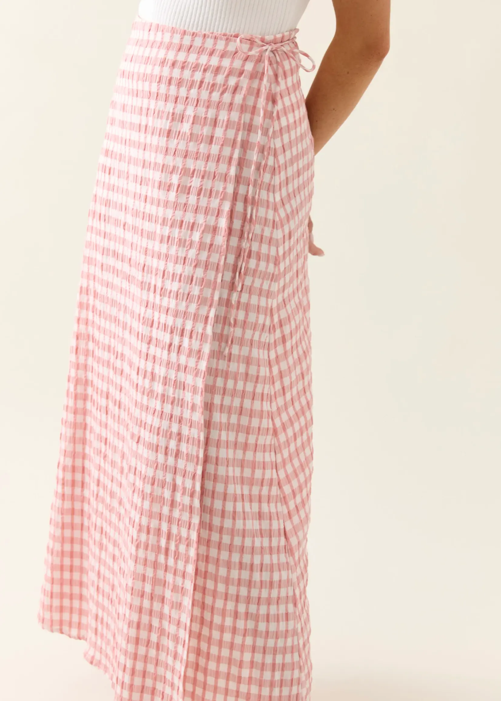 Isle of Mine Esther Wrap Skirt - Pink