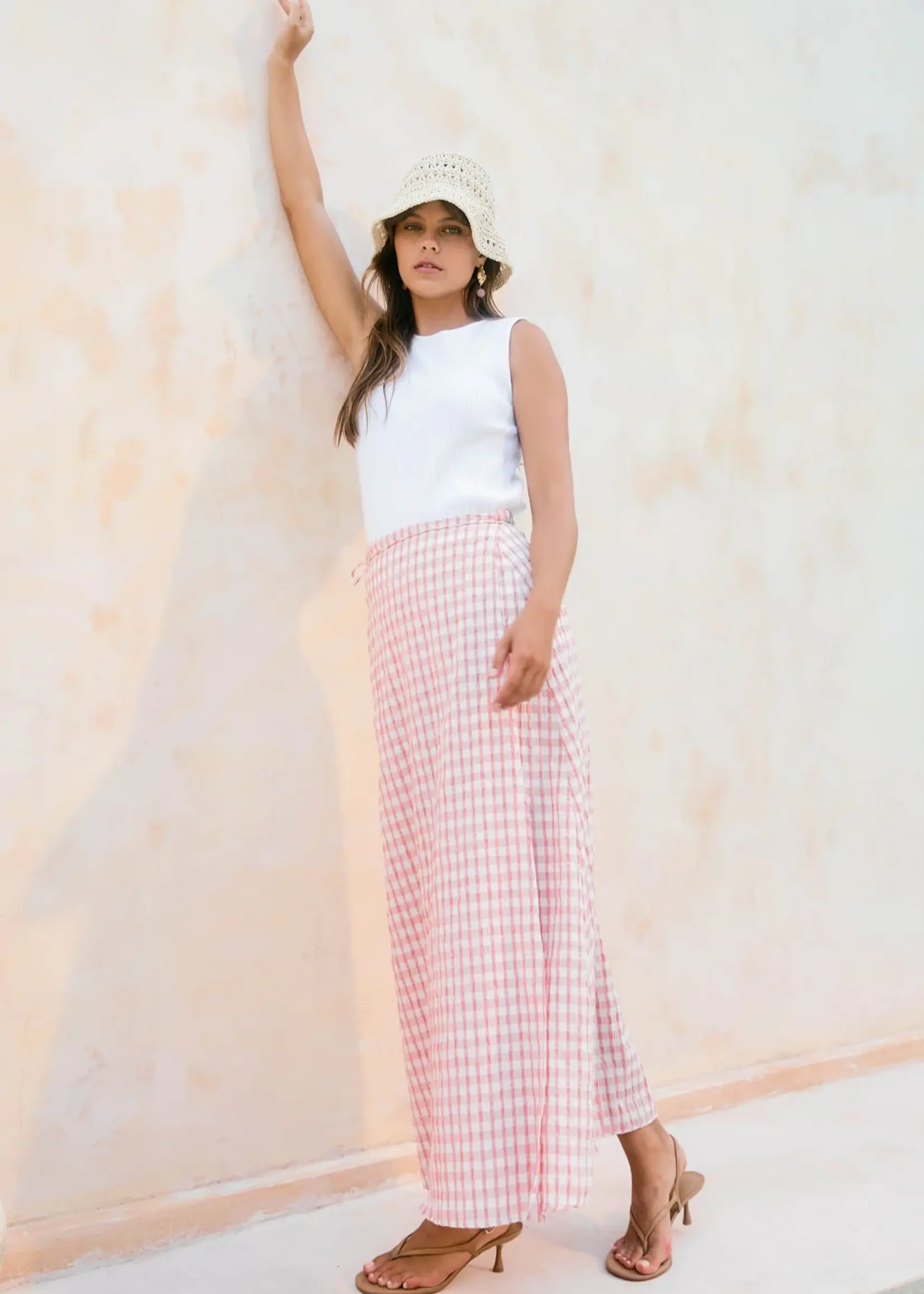 Isle of Mine Esther Wrap Skirt - Pink