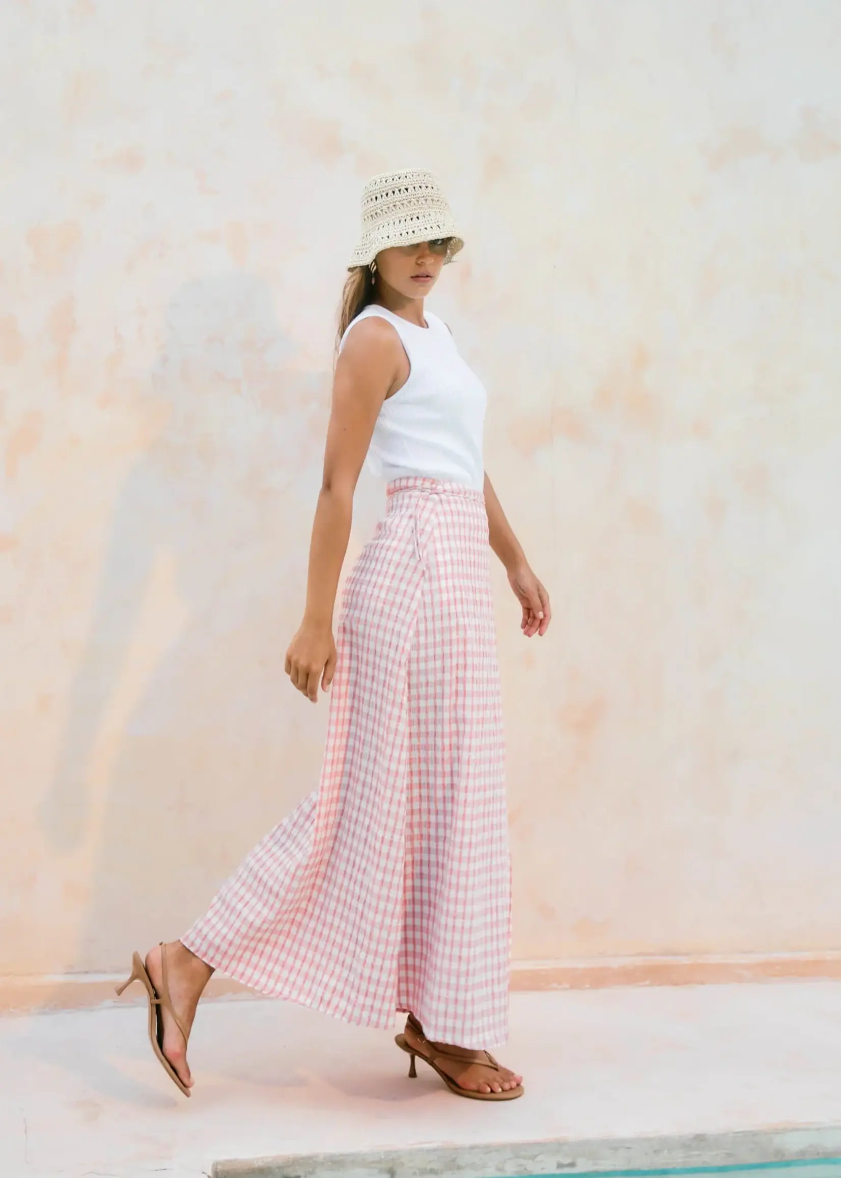 Isle of Mine Esther Wrap Skirt - Pink