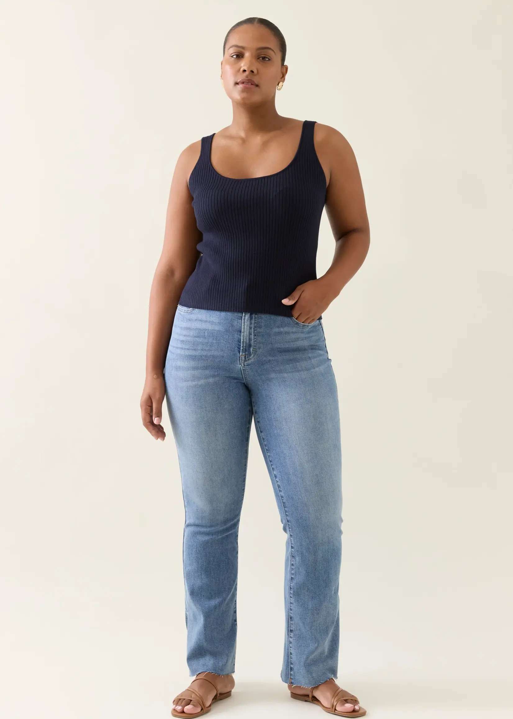 Isle of Mine Adele Tank - Navy