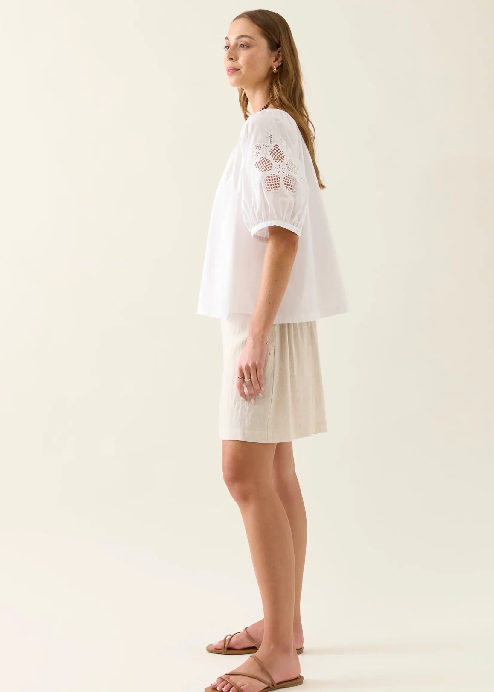 Isle of Mine Nilsa Button Top - Lotus