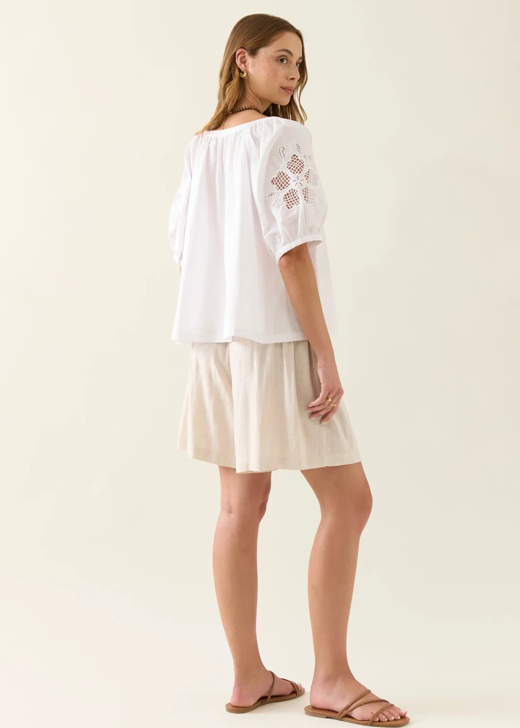 Isle of Mine Nilsa Button Top - Lotus