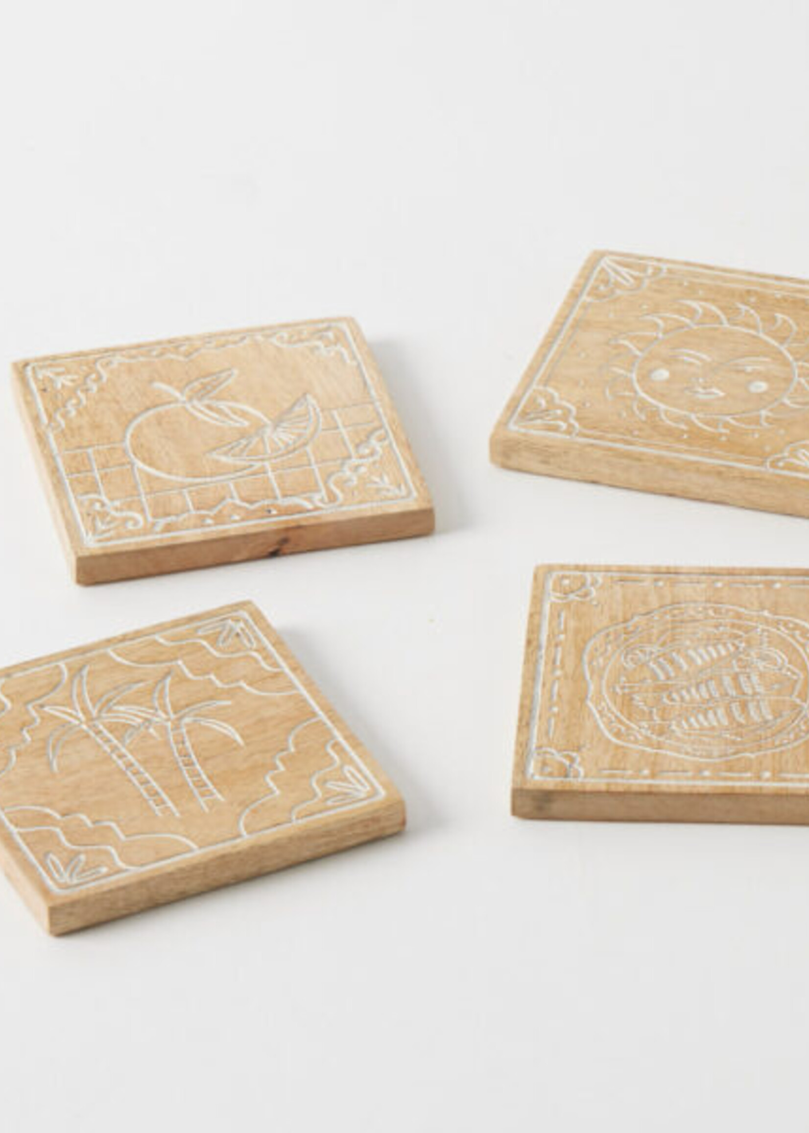 Azure Coast Set 4 Coasters