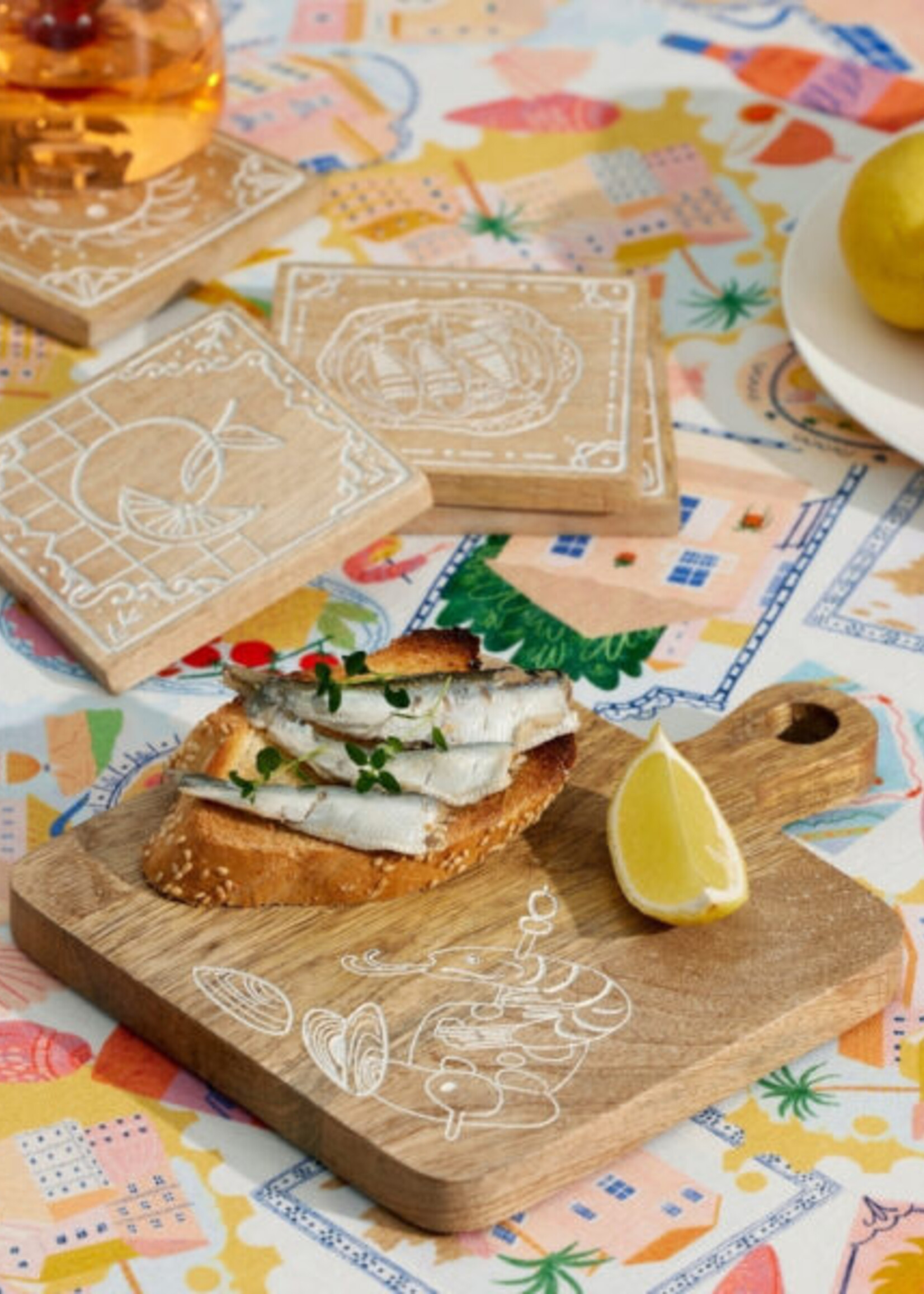 Pilbeam Azure Coast Set 4 Coasters