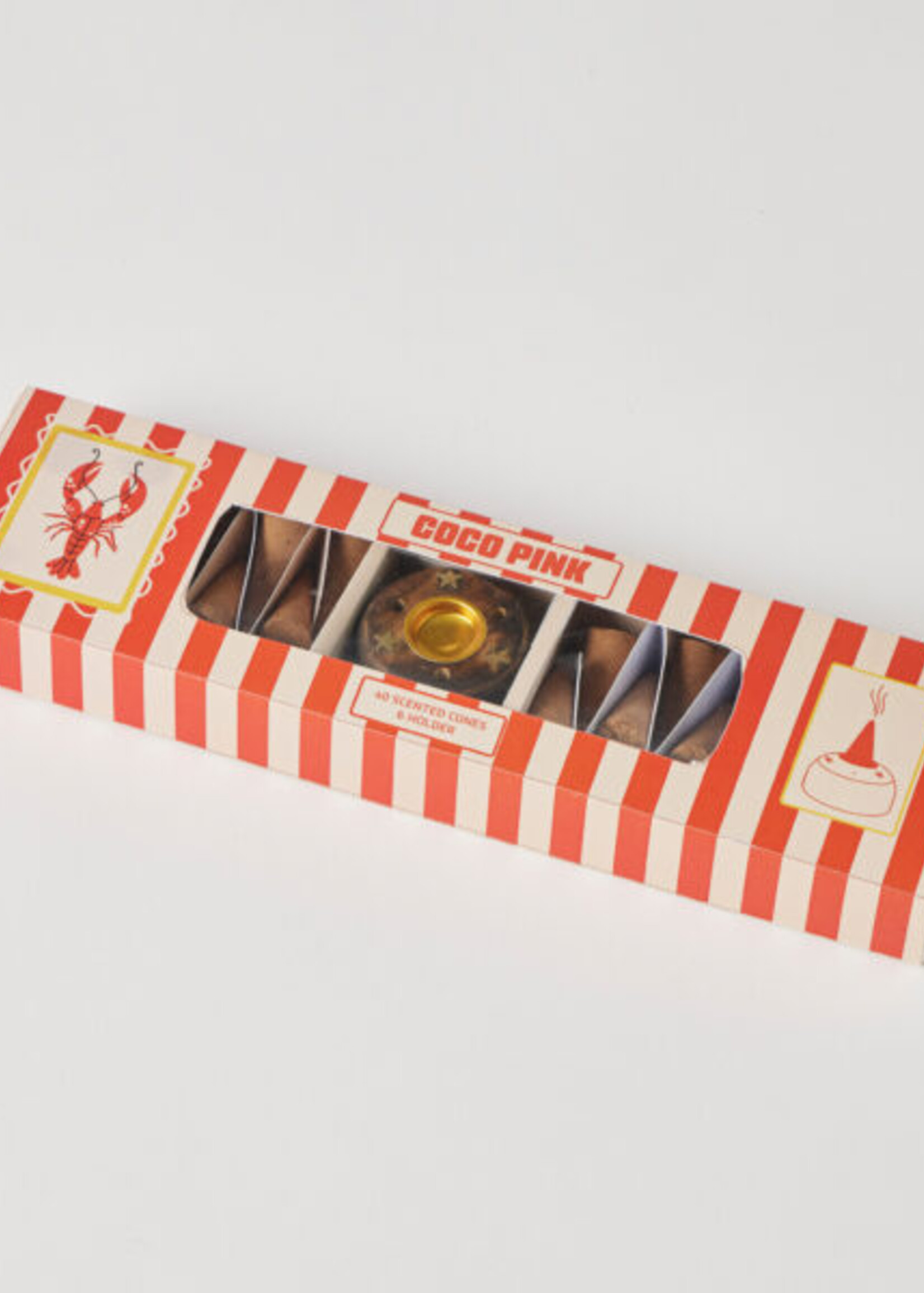 Coco Pink Scented 40pc  Cones