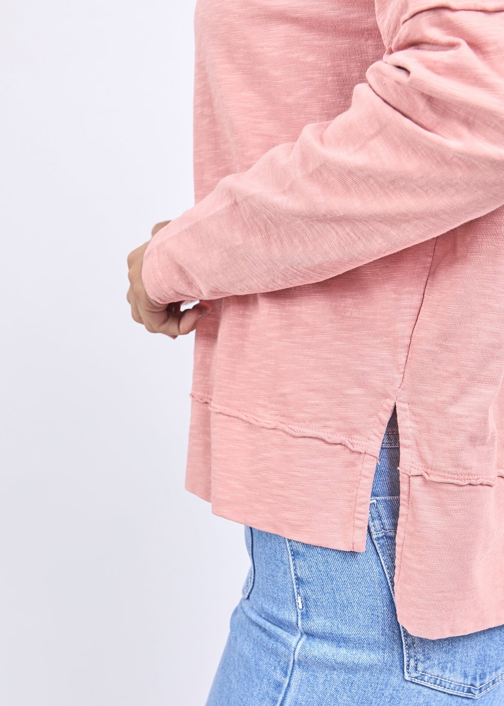 Foxwood Jayne Throw On Top - Ash Rose