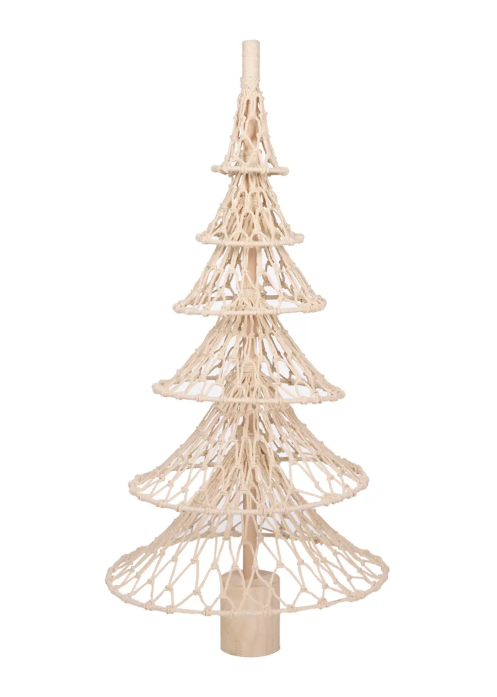 Holly and Ivy 75cm Natural Rope Tree