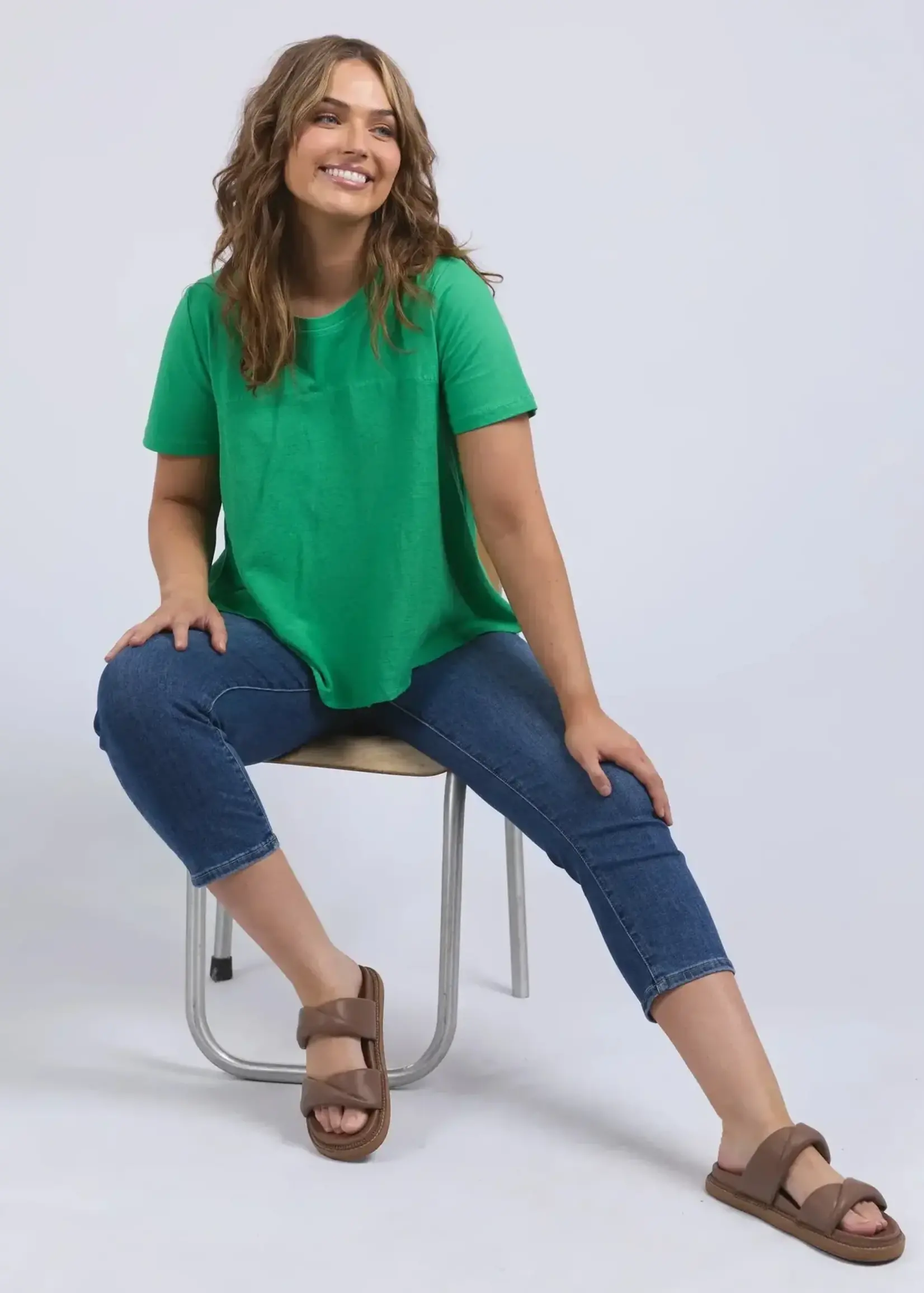 Melrose Top - Spring Green