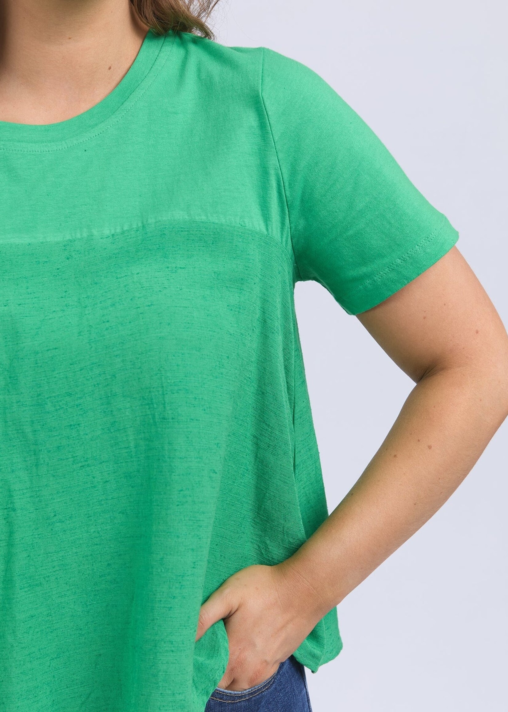 Melrose Top - Spring Green