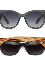 Lila Grace Charcoal Grey Sunglasses