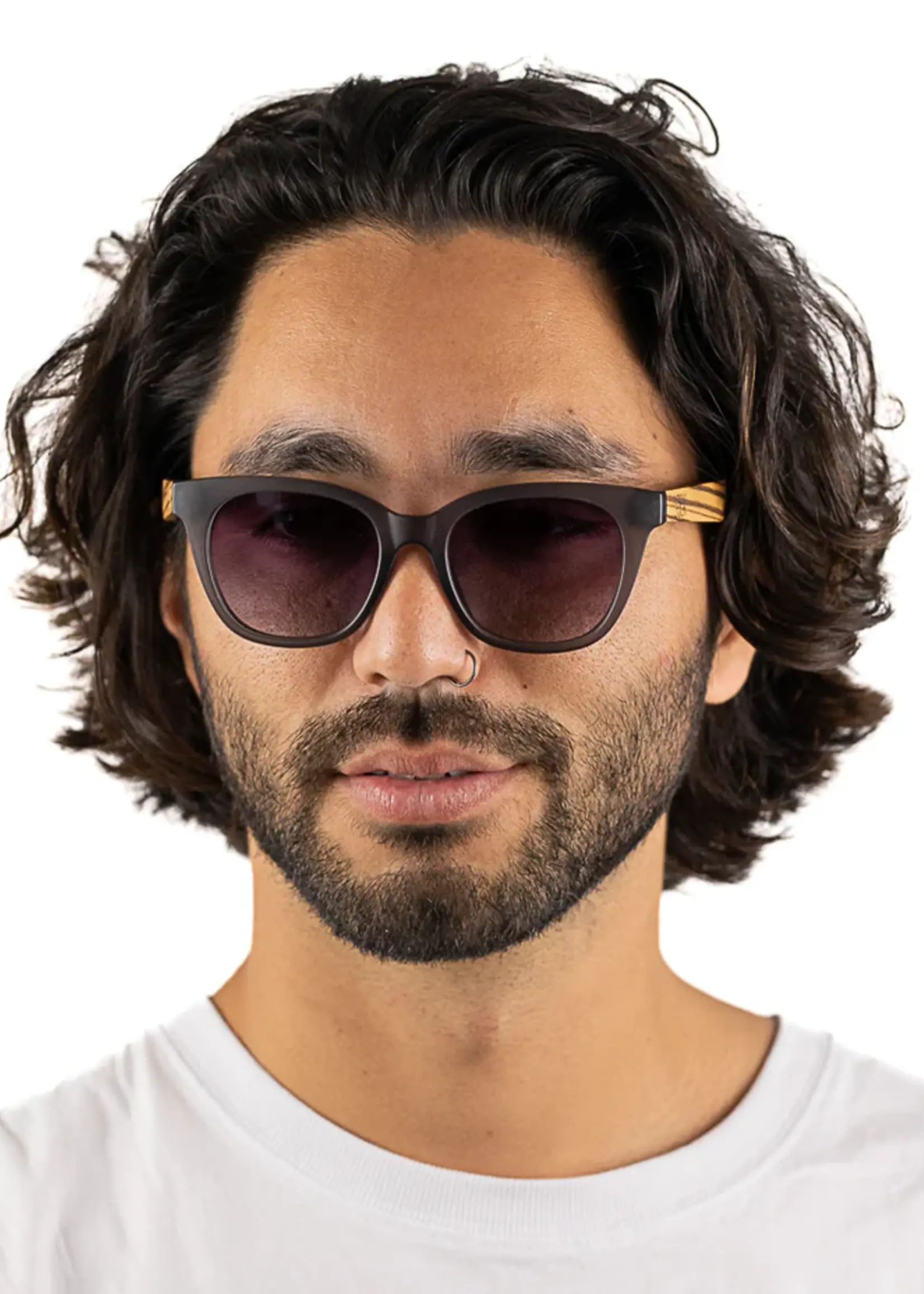 Lila Grace Charcoal Grey Sunglasses