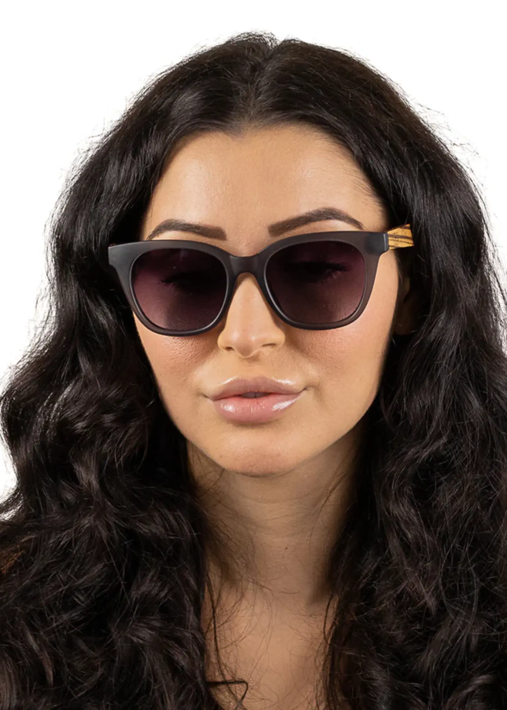 Lila Grace Charcoal Grey Sunglasses