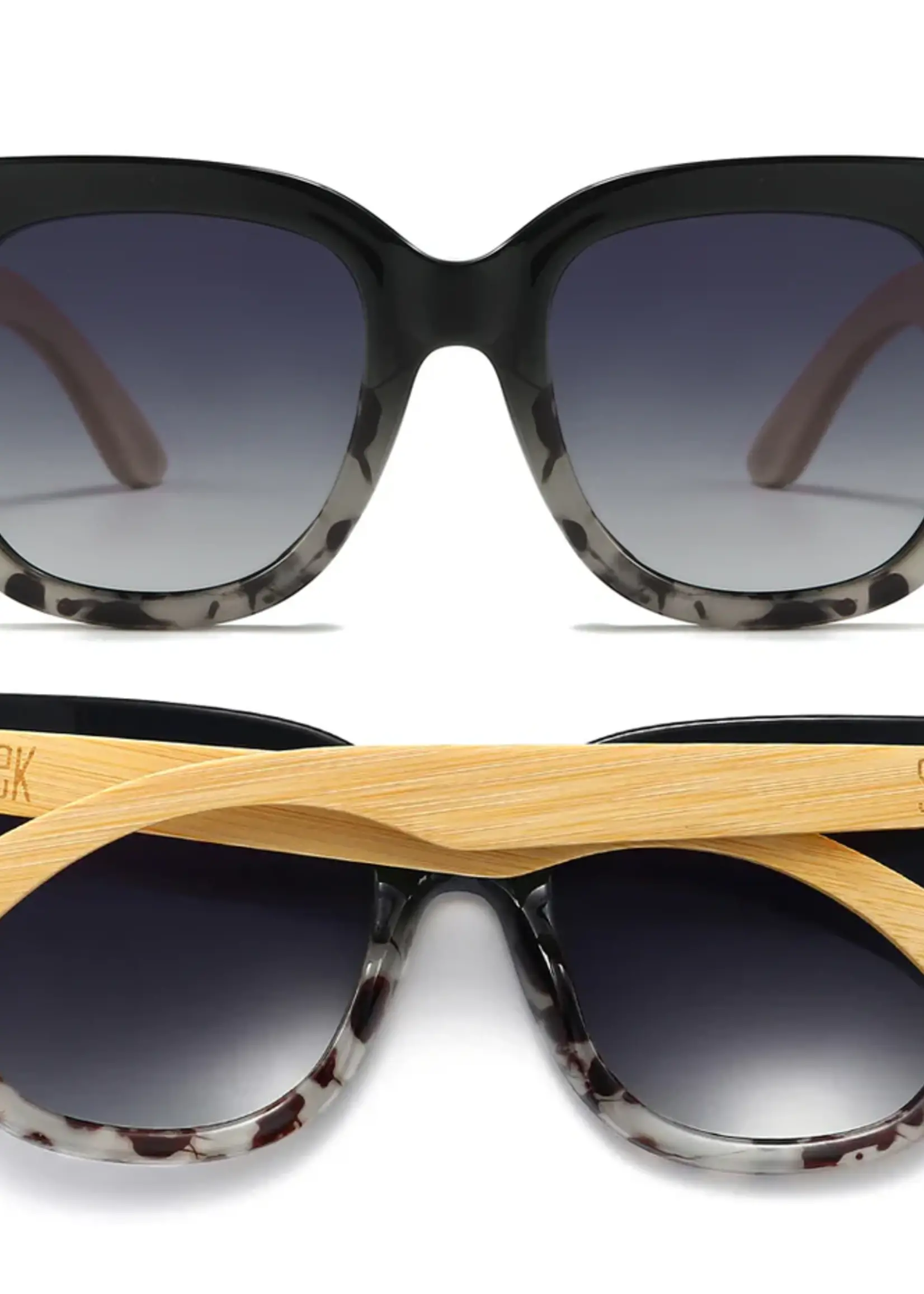 Riviera Black/Ivory Tortoise Sunglasses