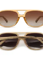 Billy Clear Brown Sunglasses