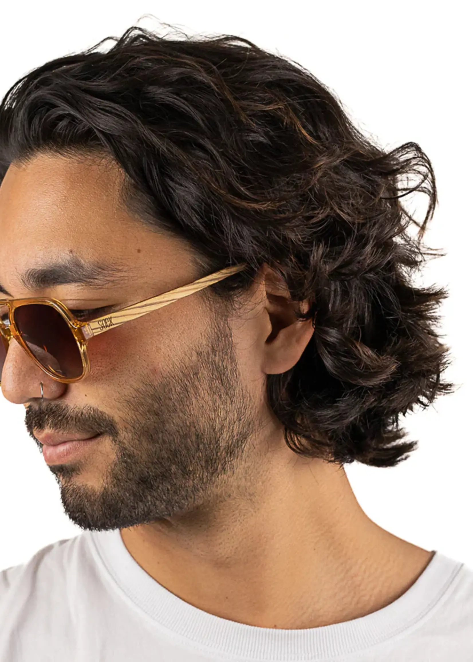 Billy Clear Brown Sunglasses