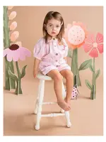 Animal Crackers Penny Playsuit - Pink