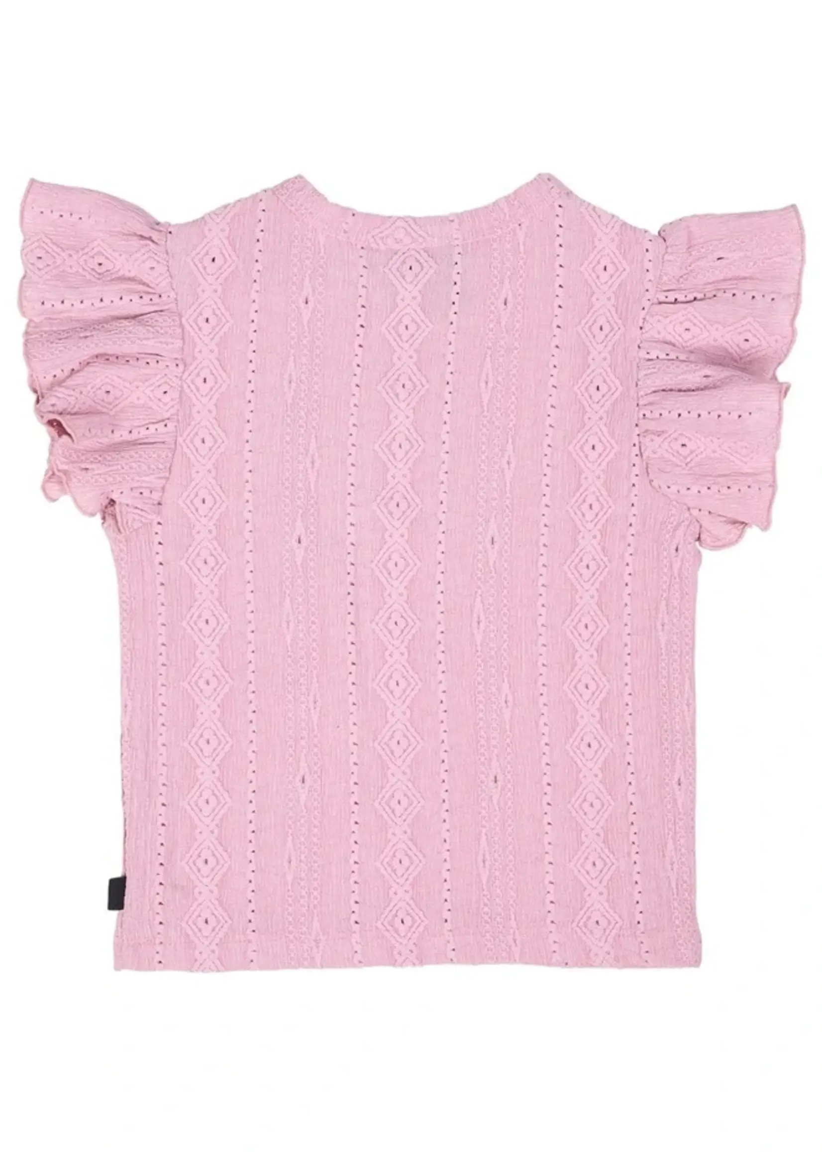 Animal Crackers Textured Top - Pink