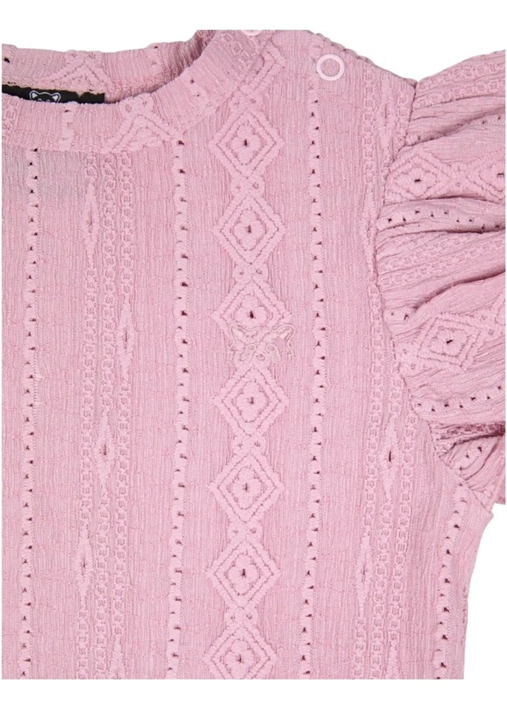 Animal Crackers Textured Top - Pink