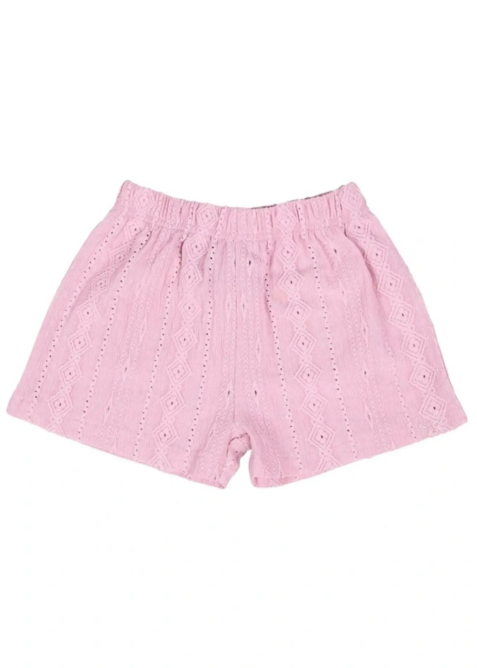 Animal Crackers Textured Short - Pink