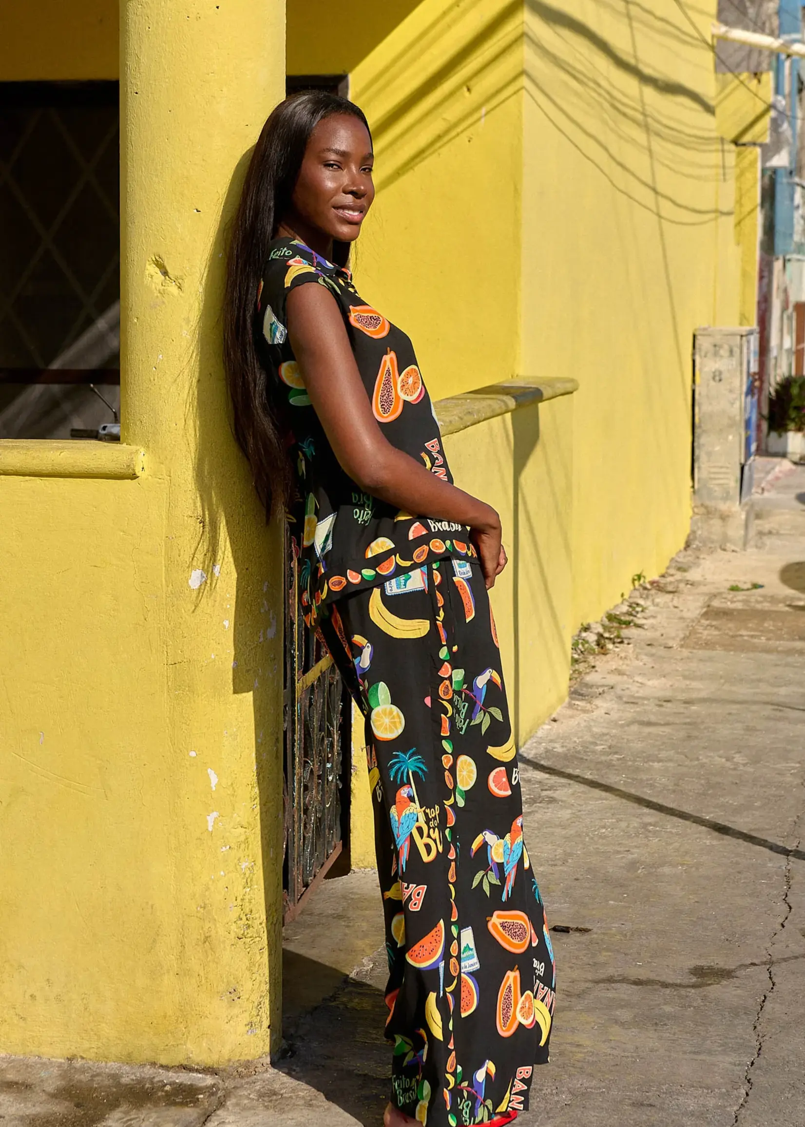 Haven Cabana Pant - Brasil Black