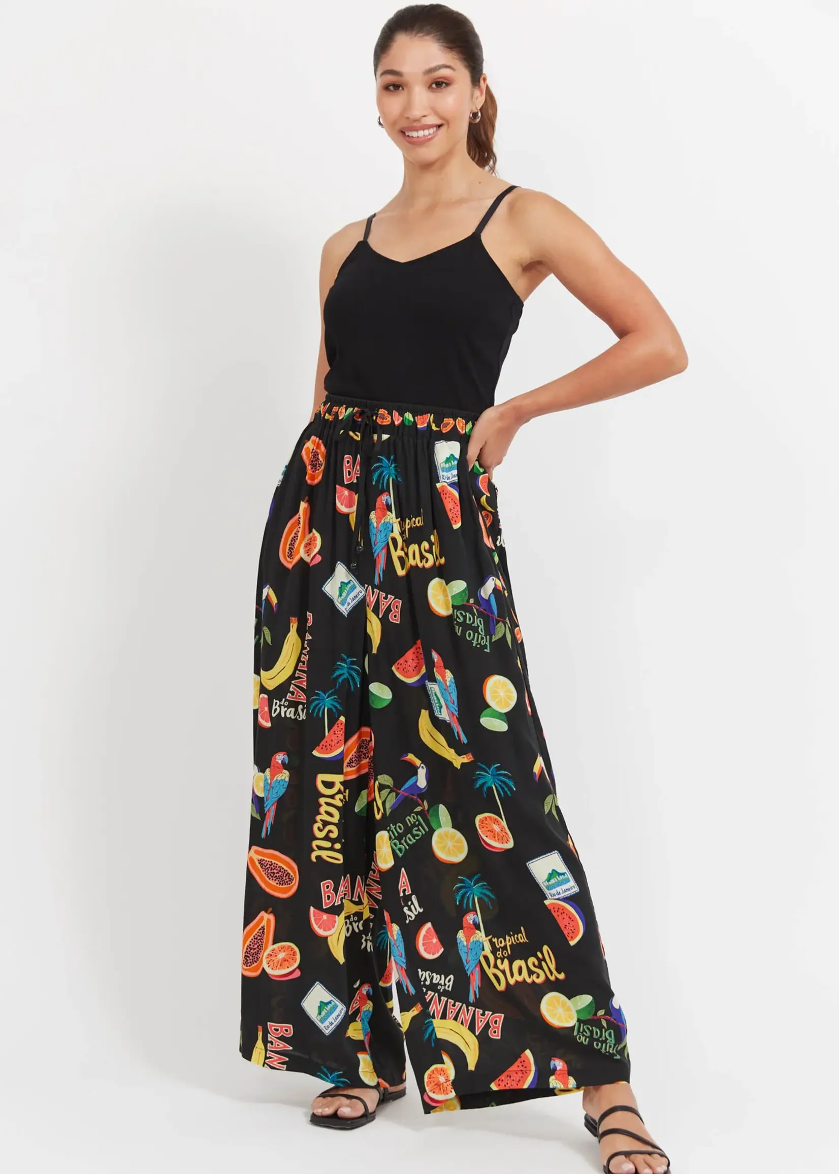 Haven Cabana Pant - Brasil Black