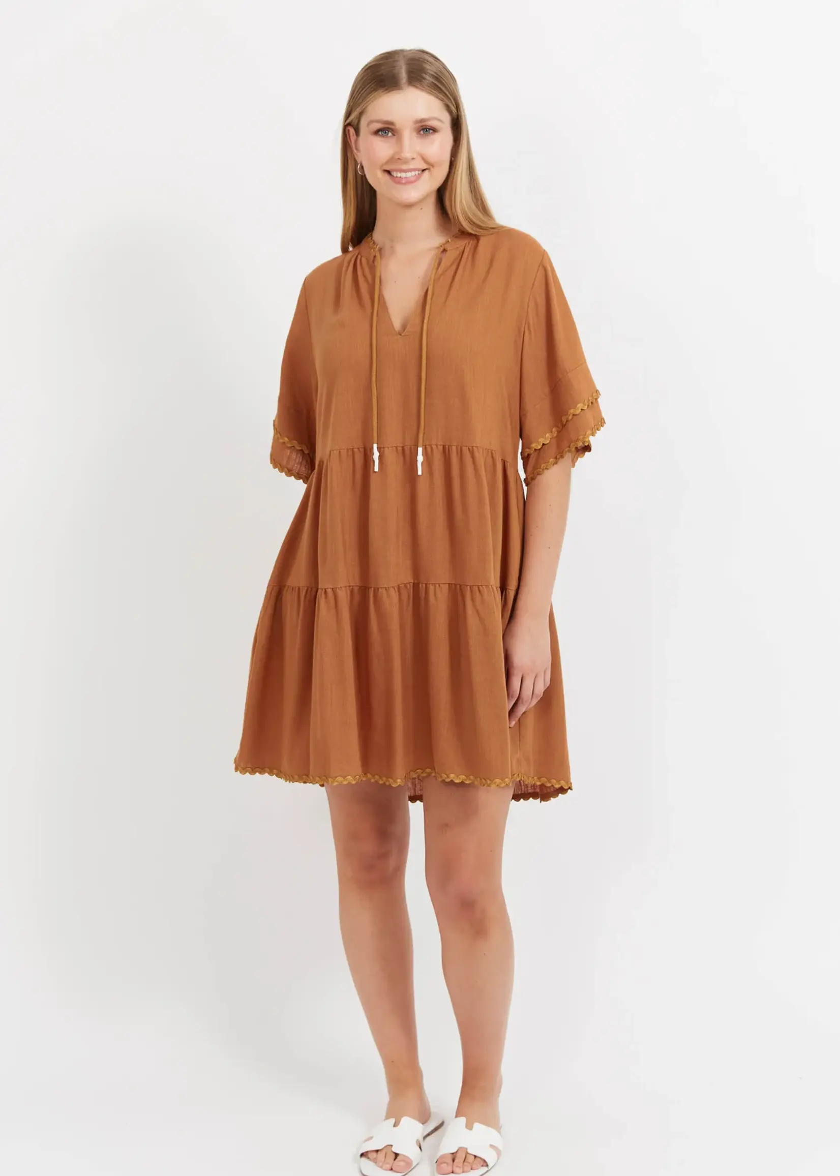 Haven Haiti Dress - Tan
