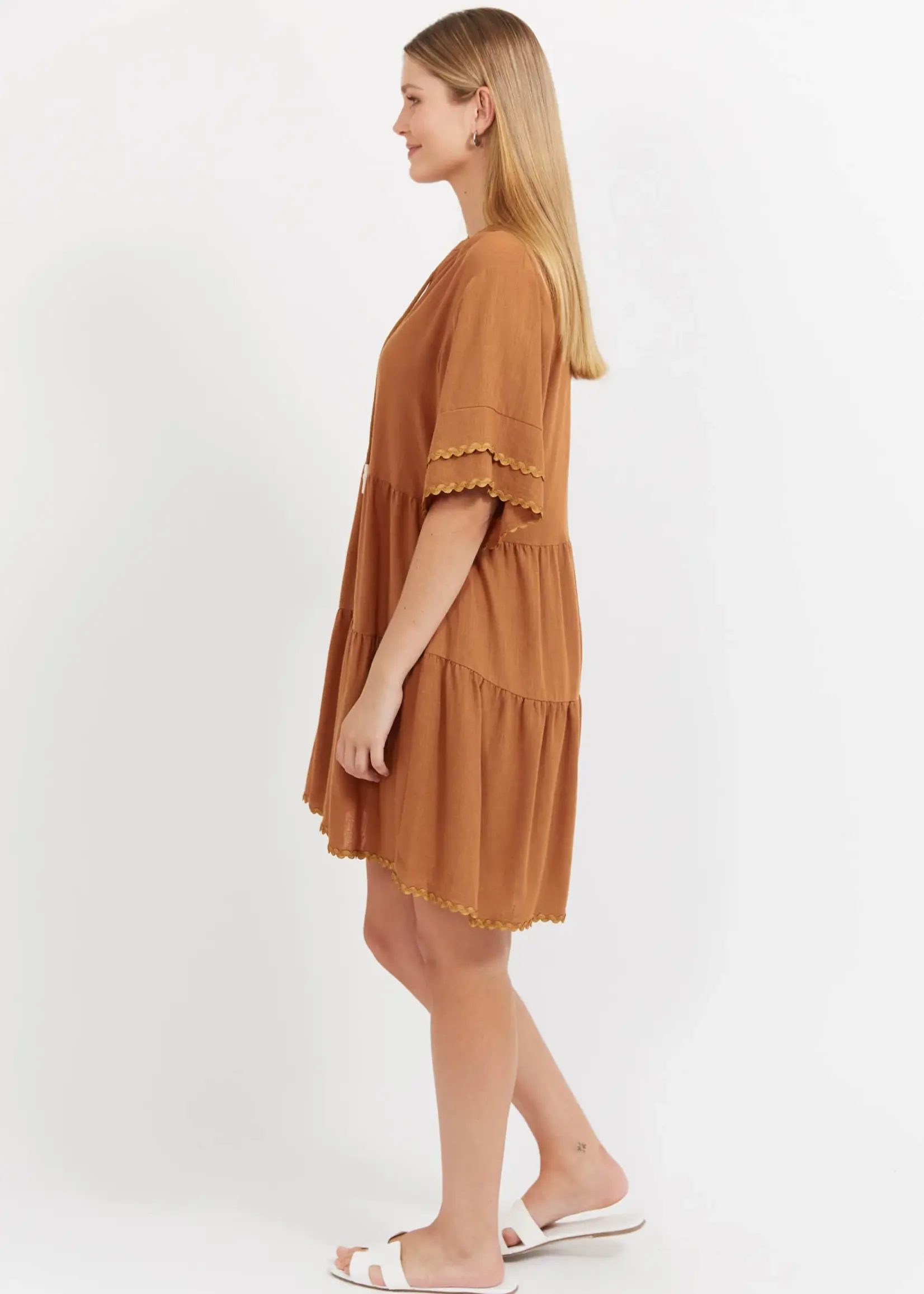 Haven Haiti Dress - Tan