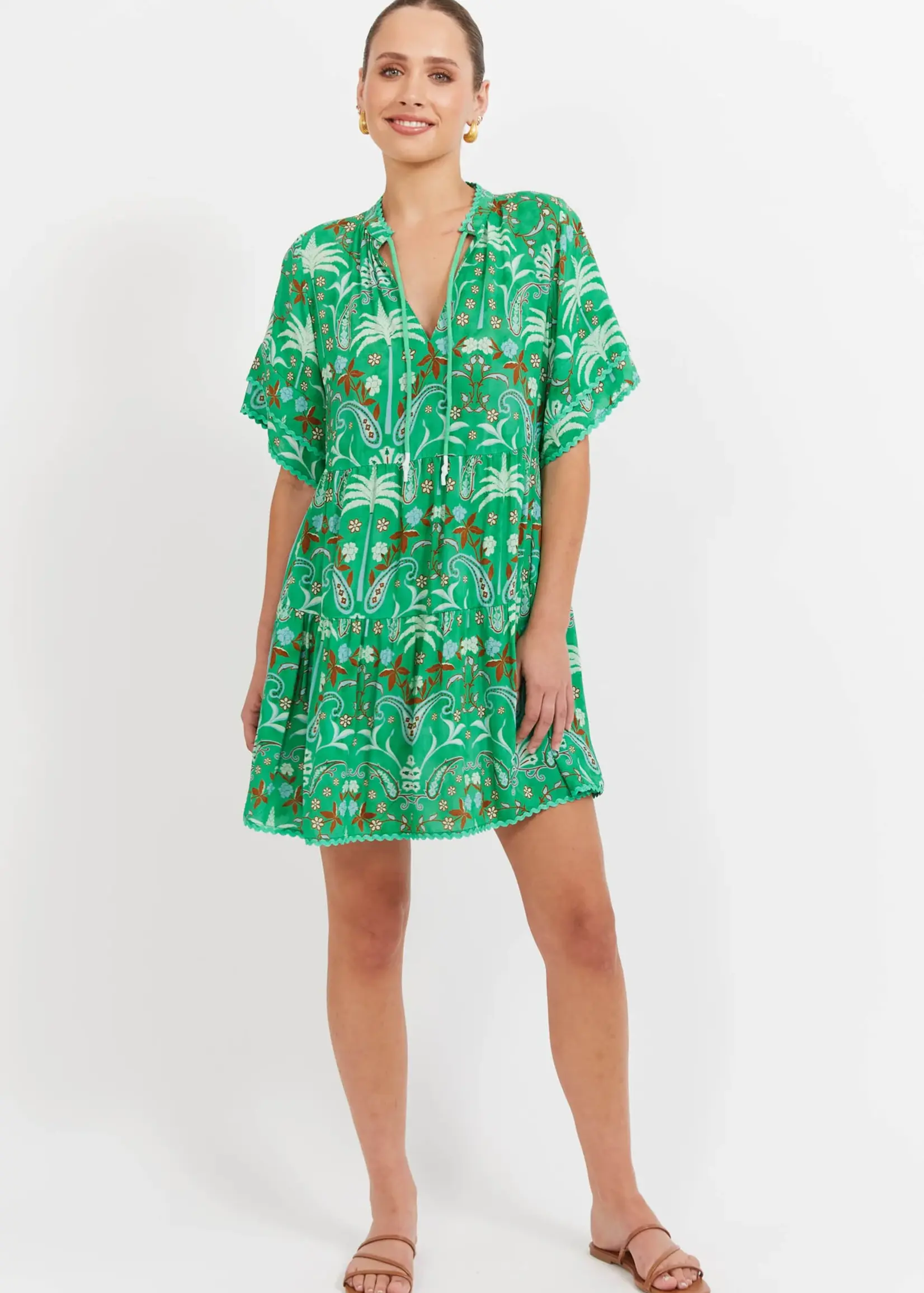 Haven Haiti Dress - Palms