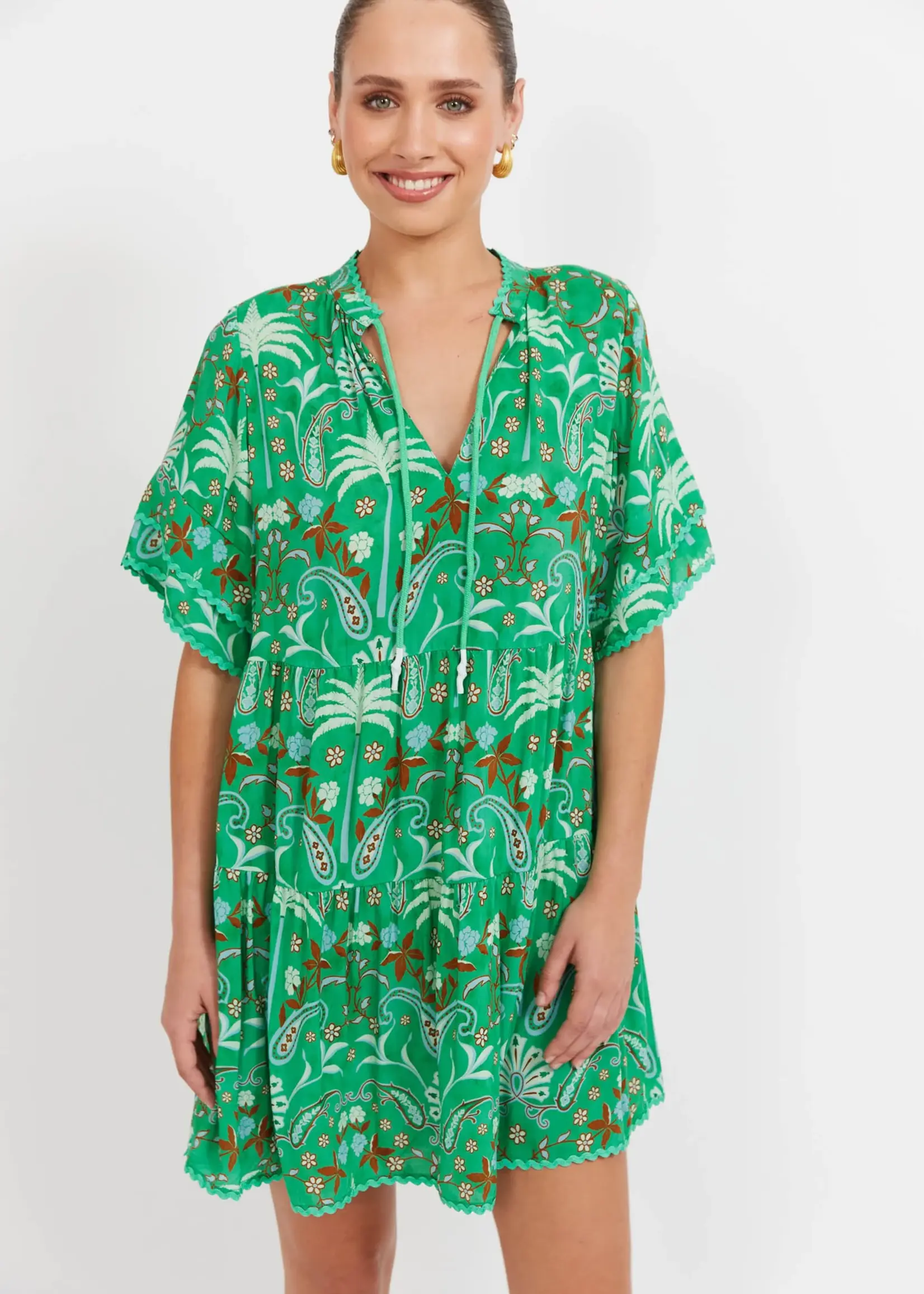 Haven Haiti Dress - Palms