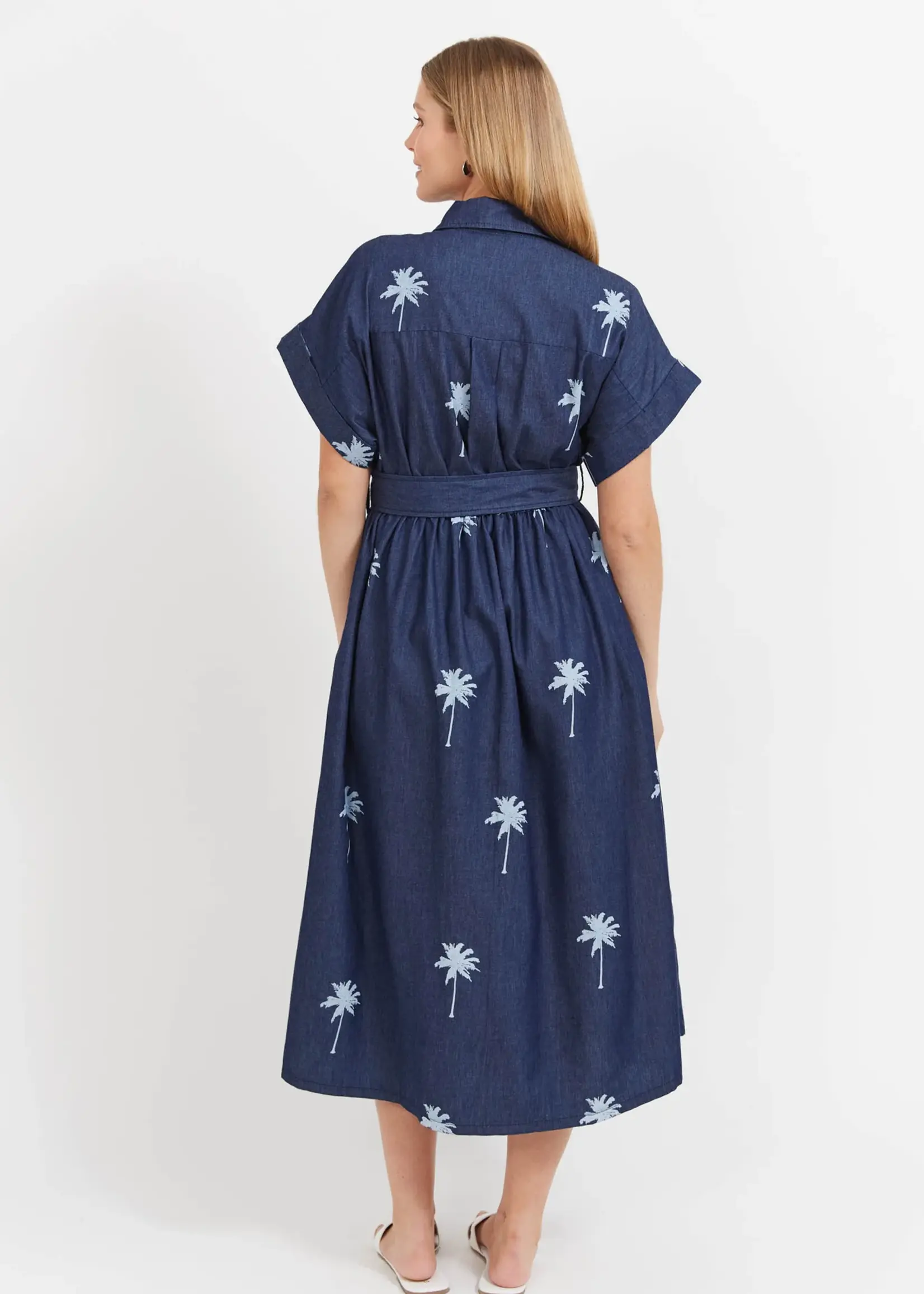 Haven Montego Denim Shirt Dress - Indigo
