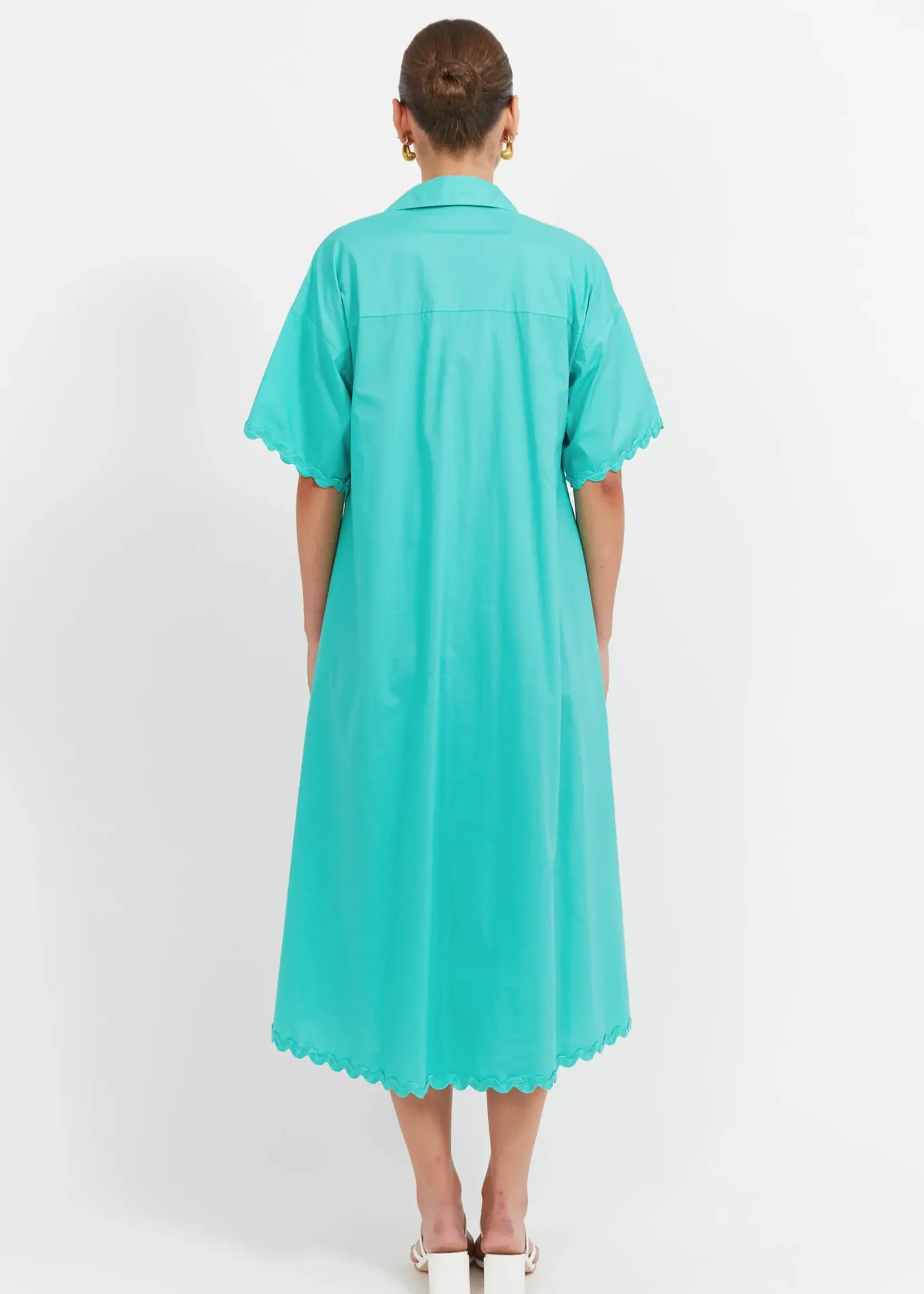Haven Brasilia Shirt Dress - Mint