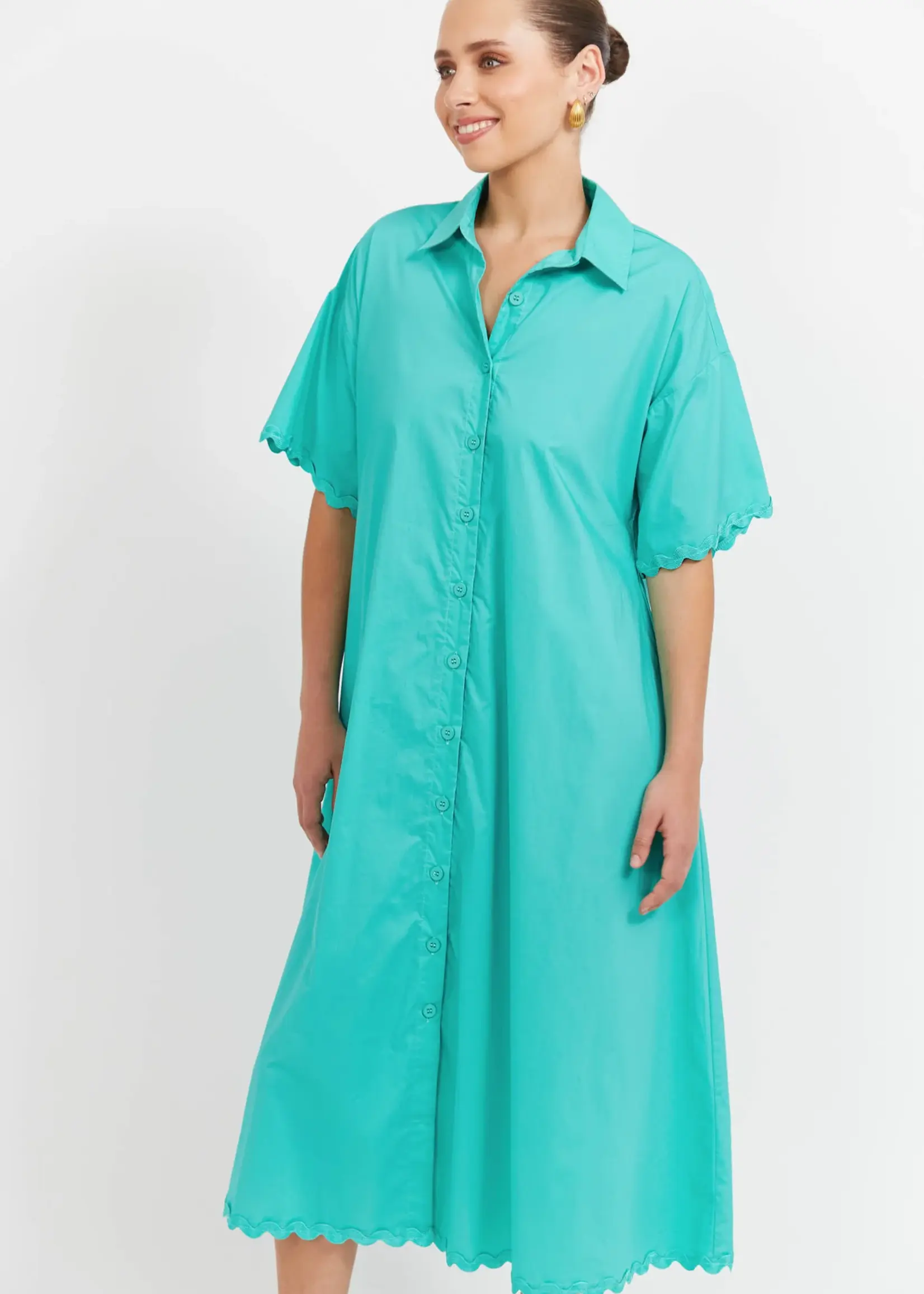 Haven Brasilia Shirt Dress - Mint