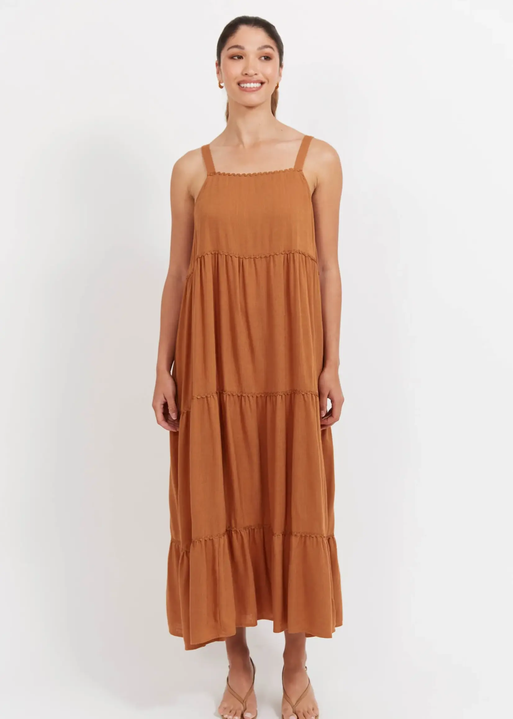 Haven Haiti Tank Maxi Dress - Tan