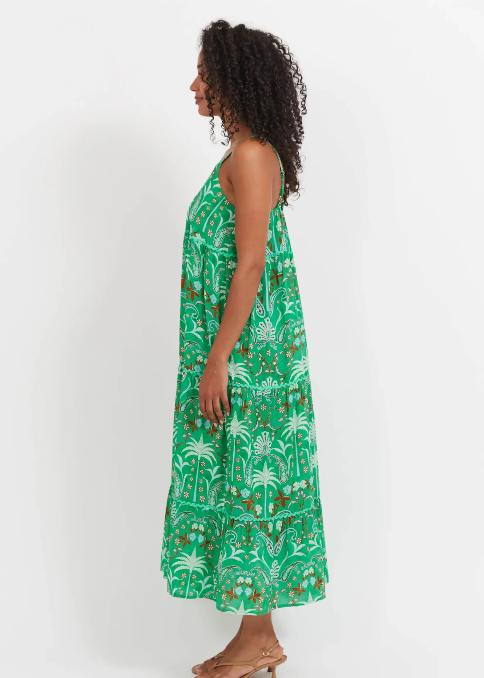Haven Haiti Tank Maxi Dress - Palms