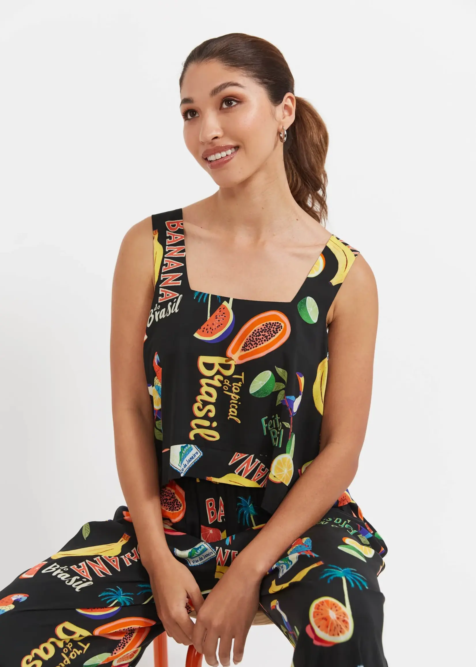 Haven Cabana Tank - Brasil Black