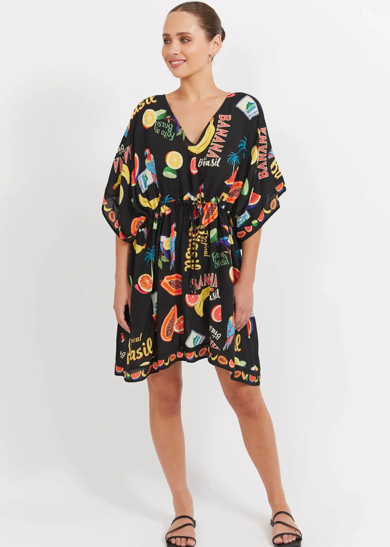 Haven Cabana Dress - Brasil Black