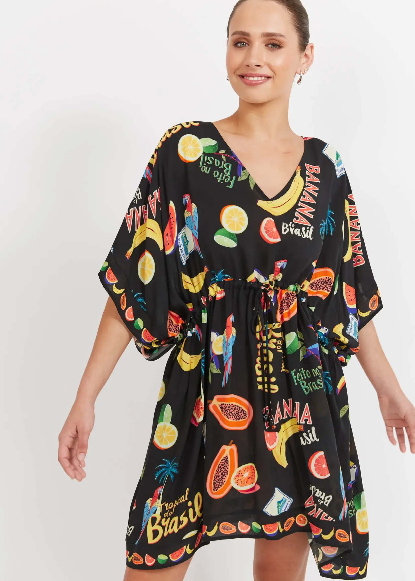 Haven Cabana Dress - Brasil Black
