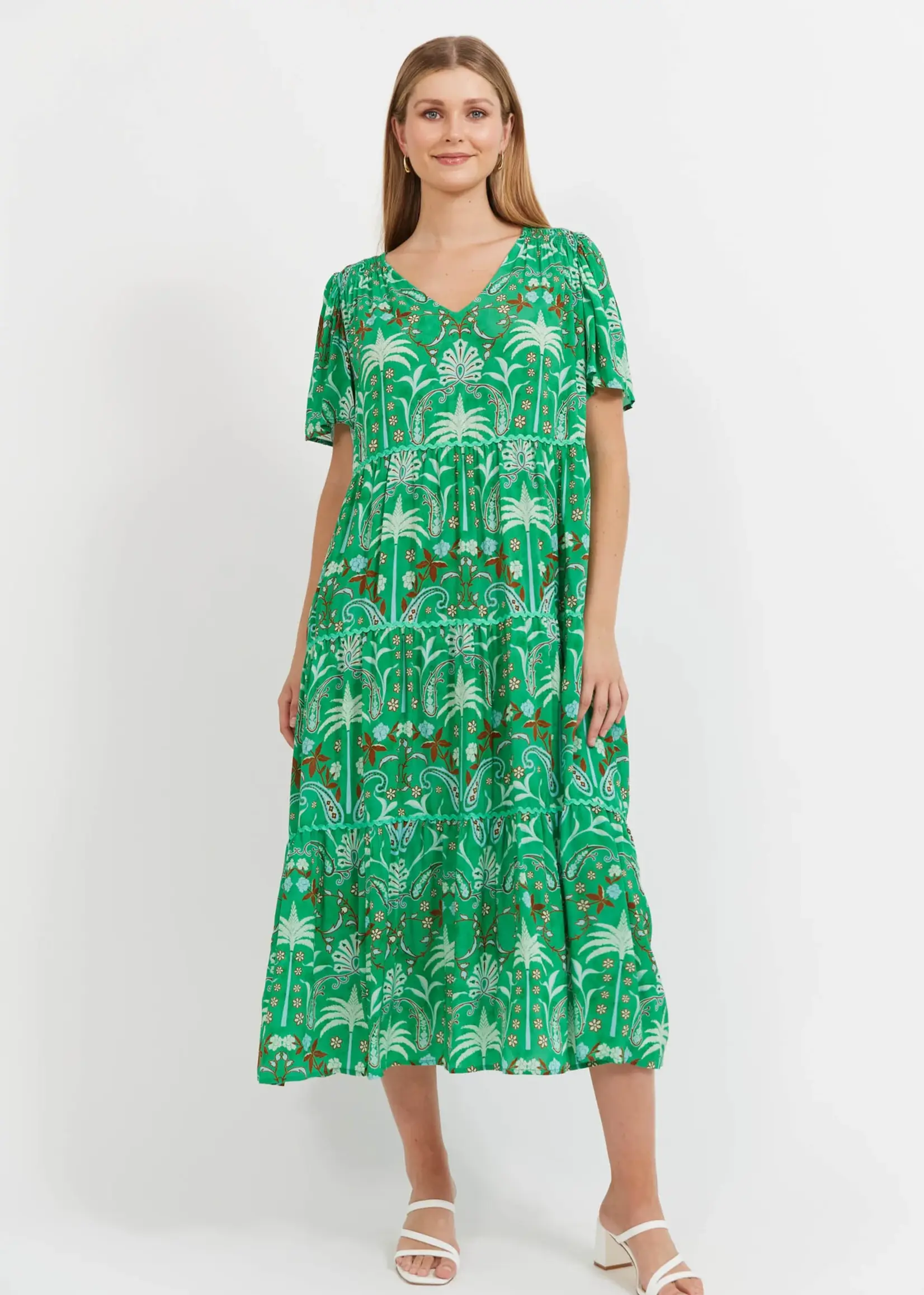 Haven Haiti Maxi Dress - Palms