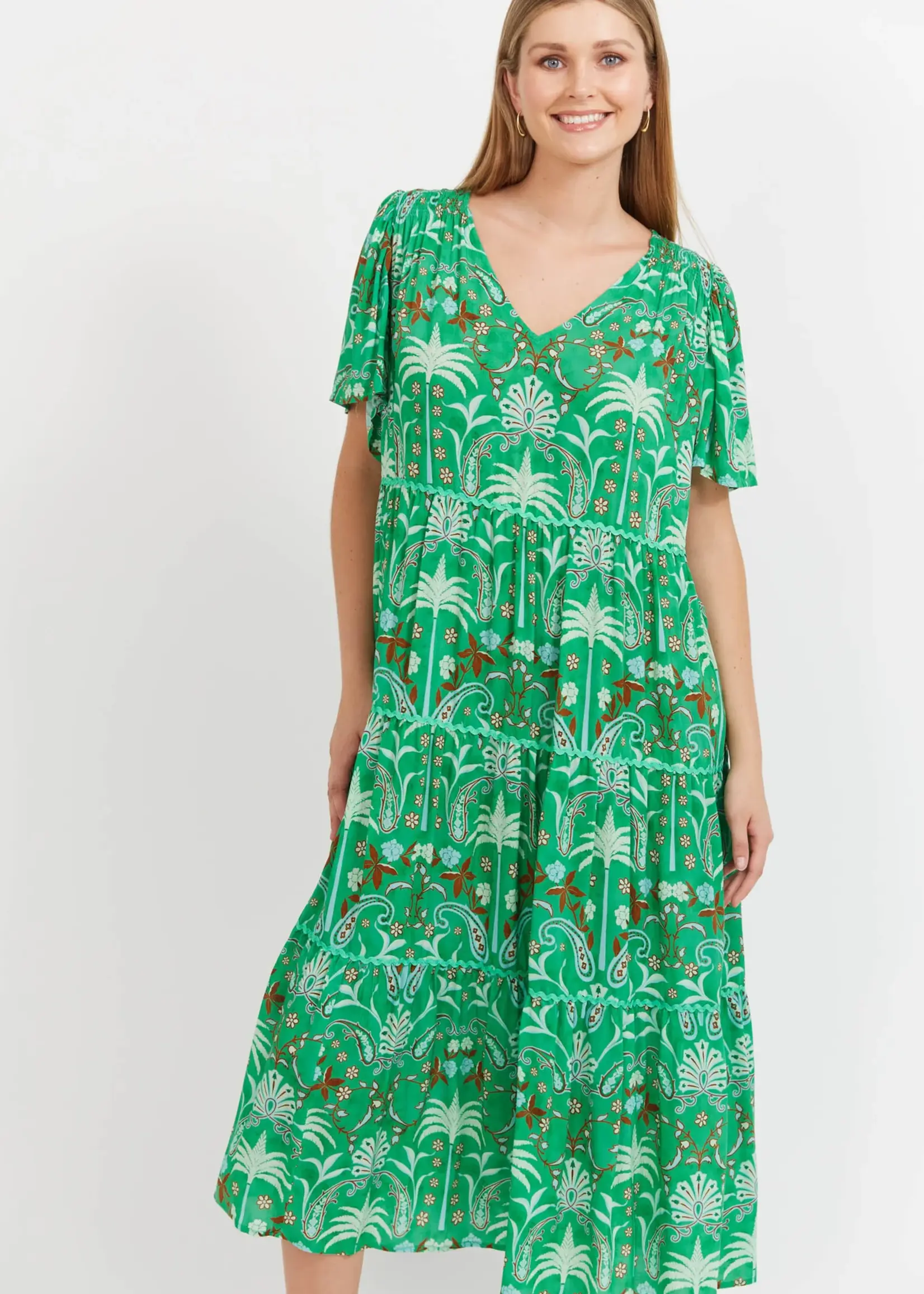 Haven Haiti Maxi Dress - Palms