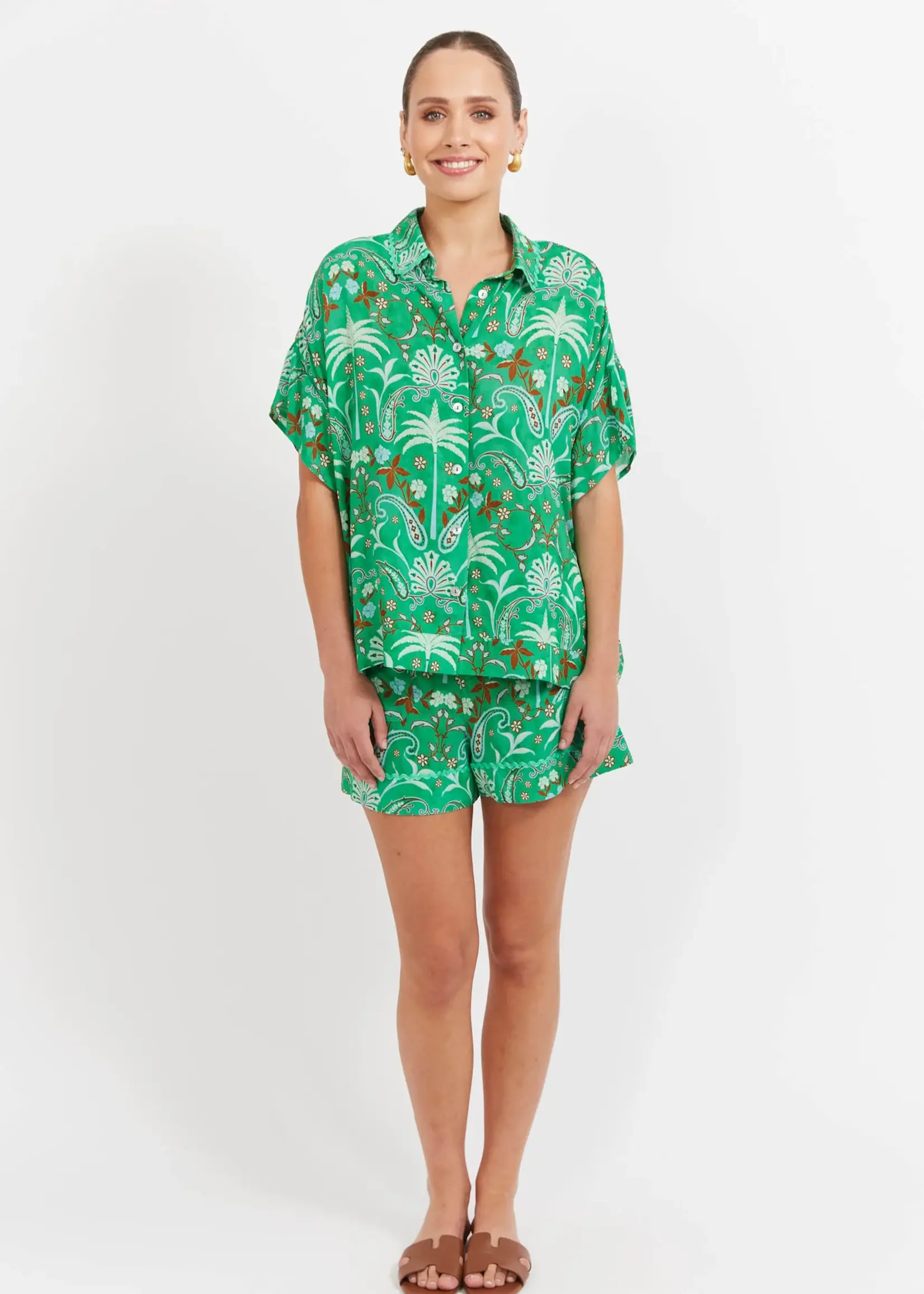 Haven Haiti Shirt - Palms