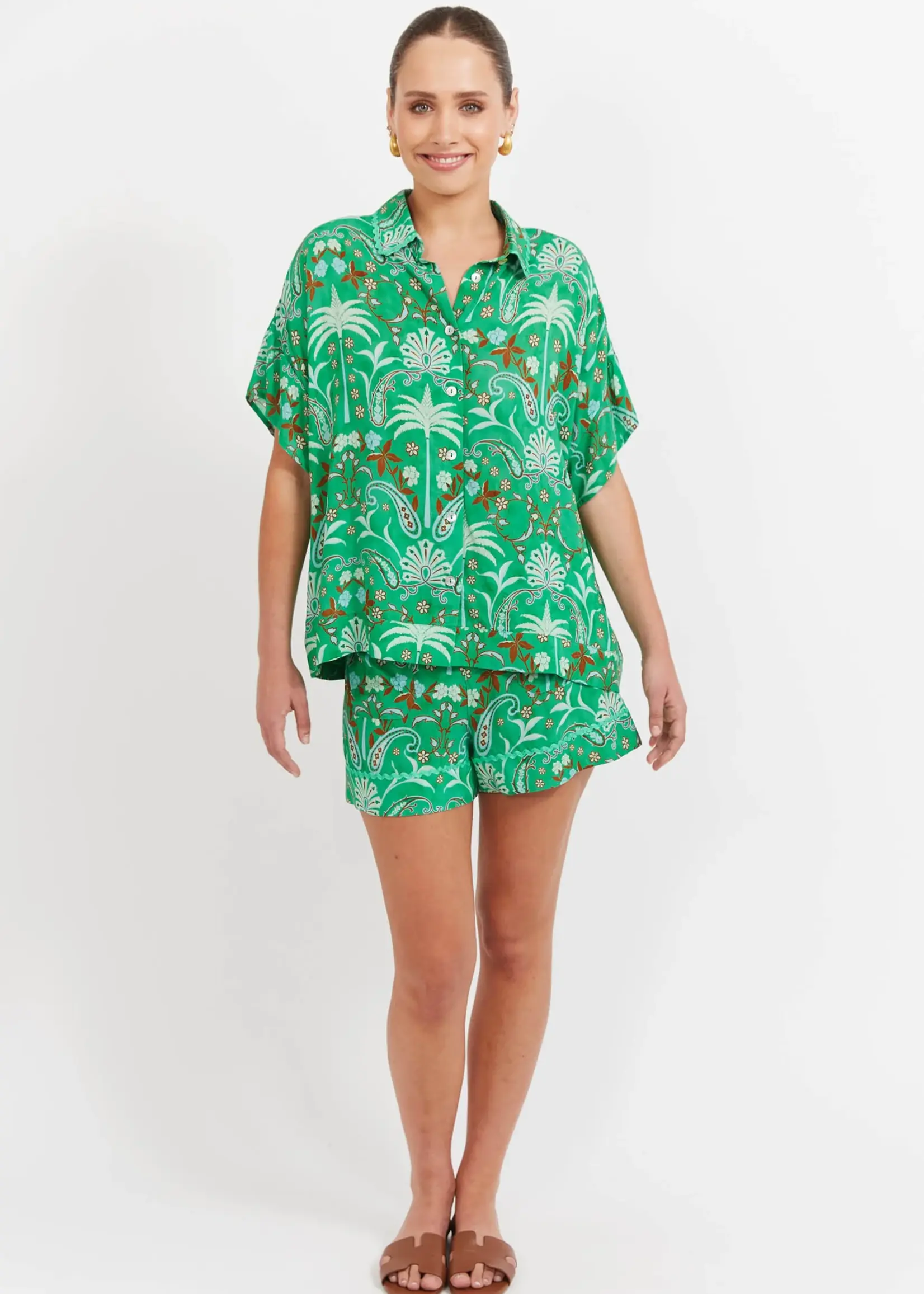 Haven Haiti Shirt - Palms