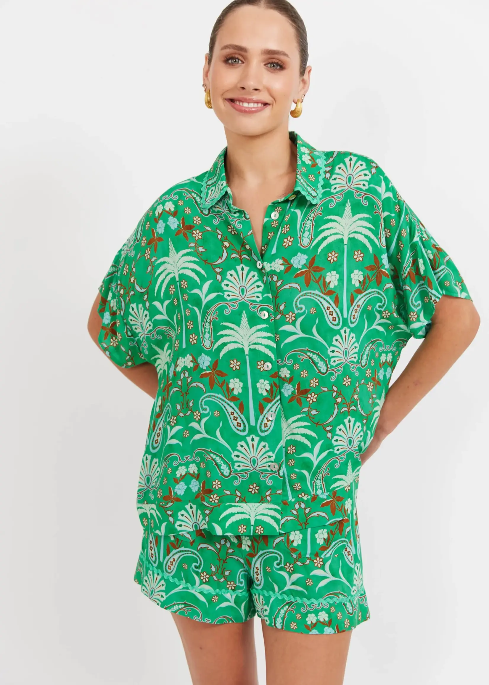 Haven Haiti Shirt - Palms