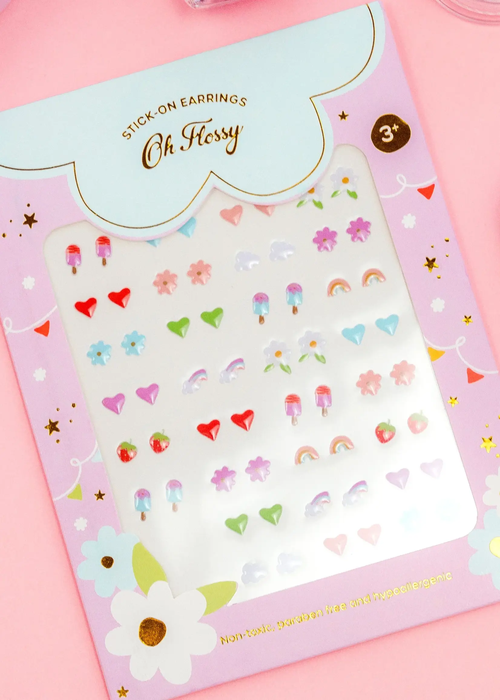 Oh Flossy Oh Flossy Stick On Earrings