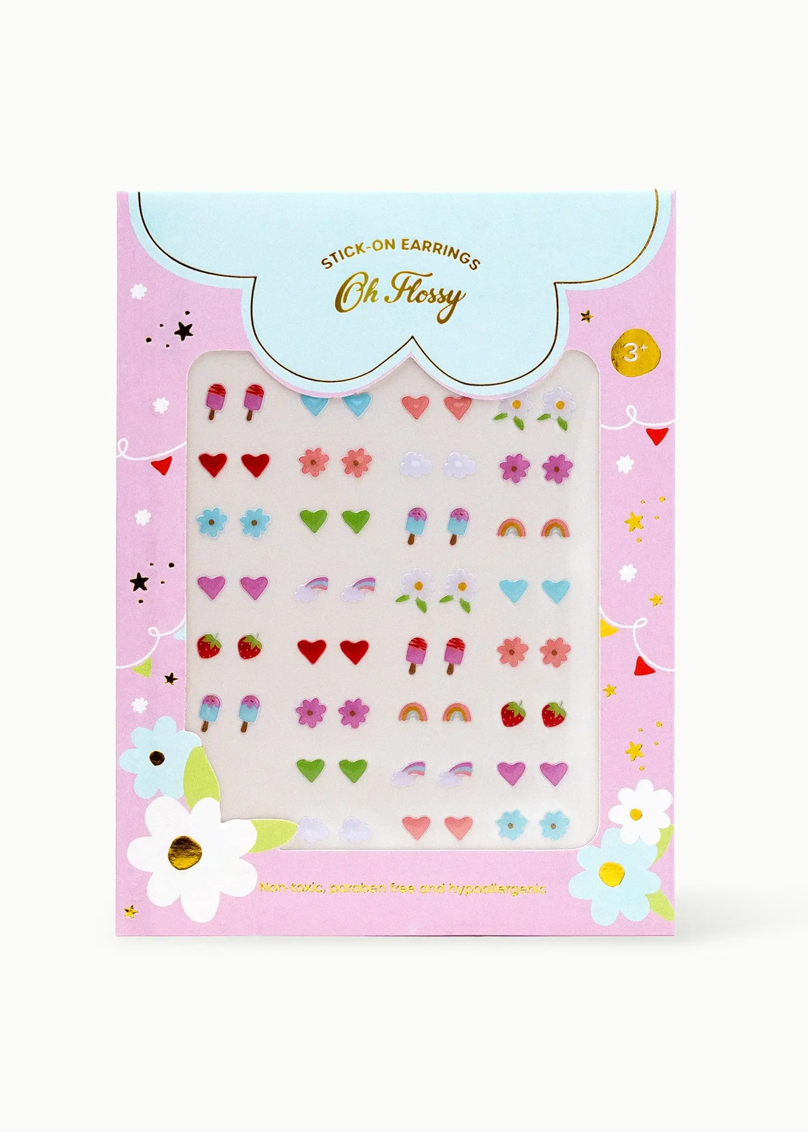 Oh Flossy Oh Flossy Stick On Earrings