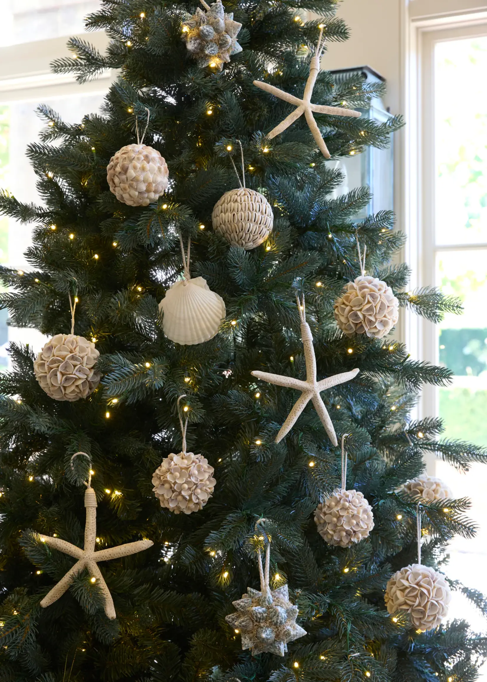 9 Cm Coastal Pearl Bauble