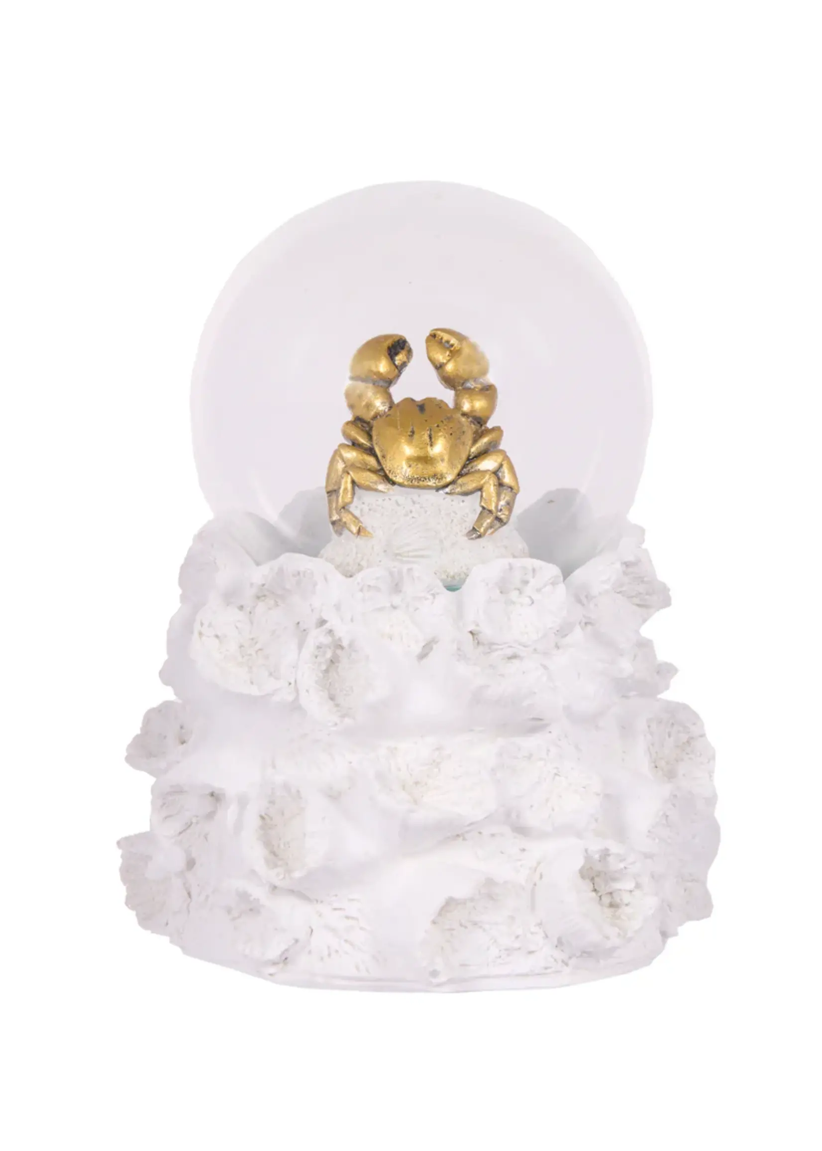 Holly and Ivy Luxe Crab Snowglobe