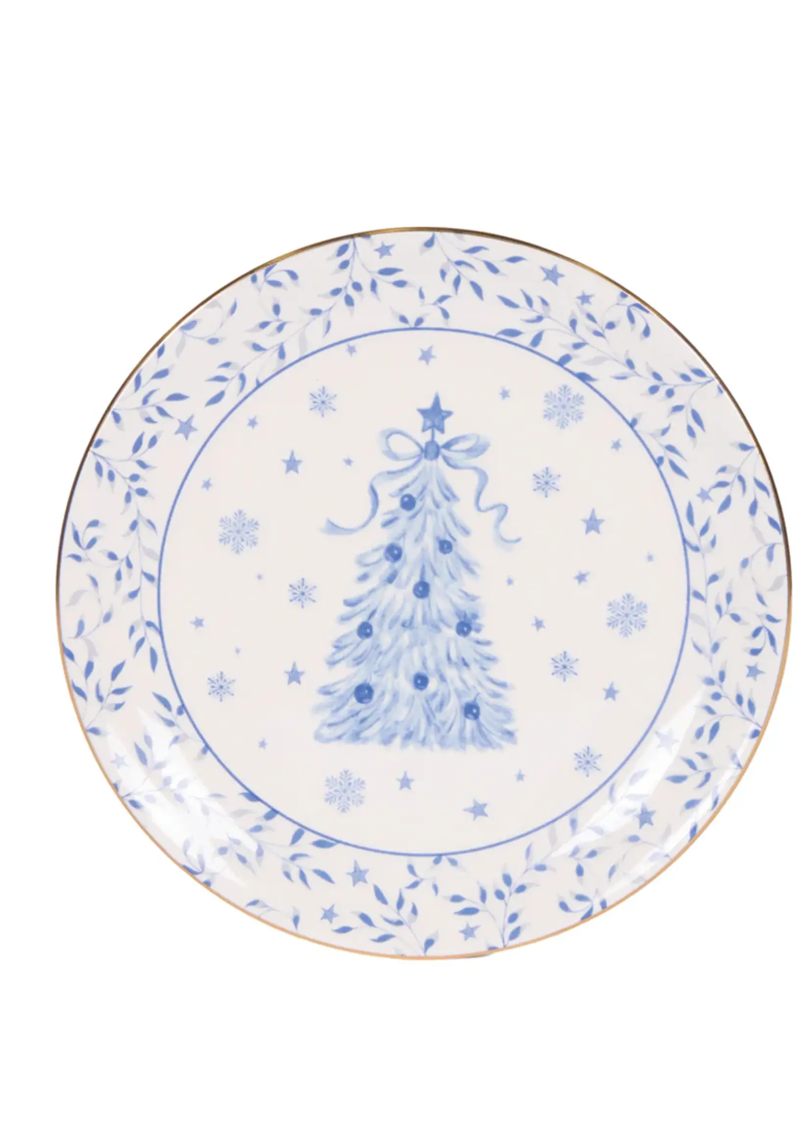 Holly and Ivy Nutcracker Wonderland Plate