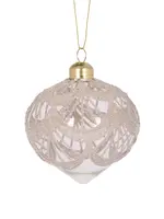 Champagne Lace Onion Bauble